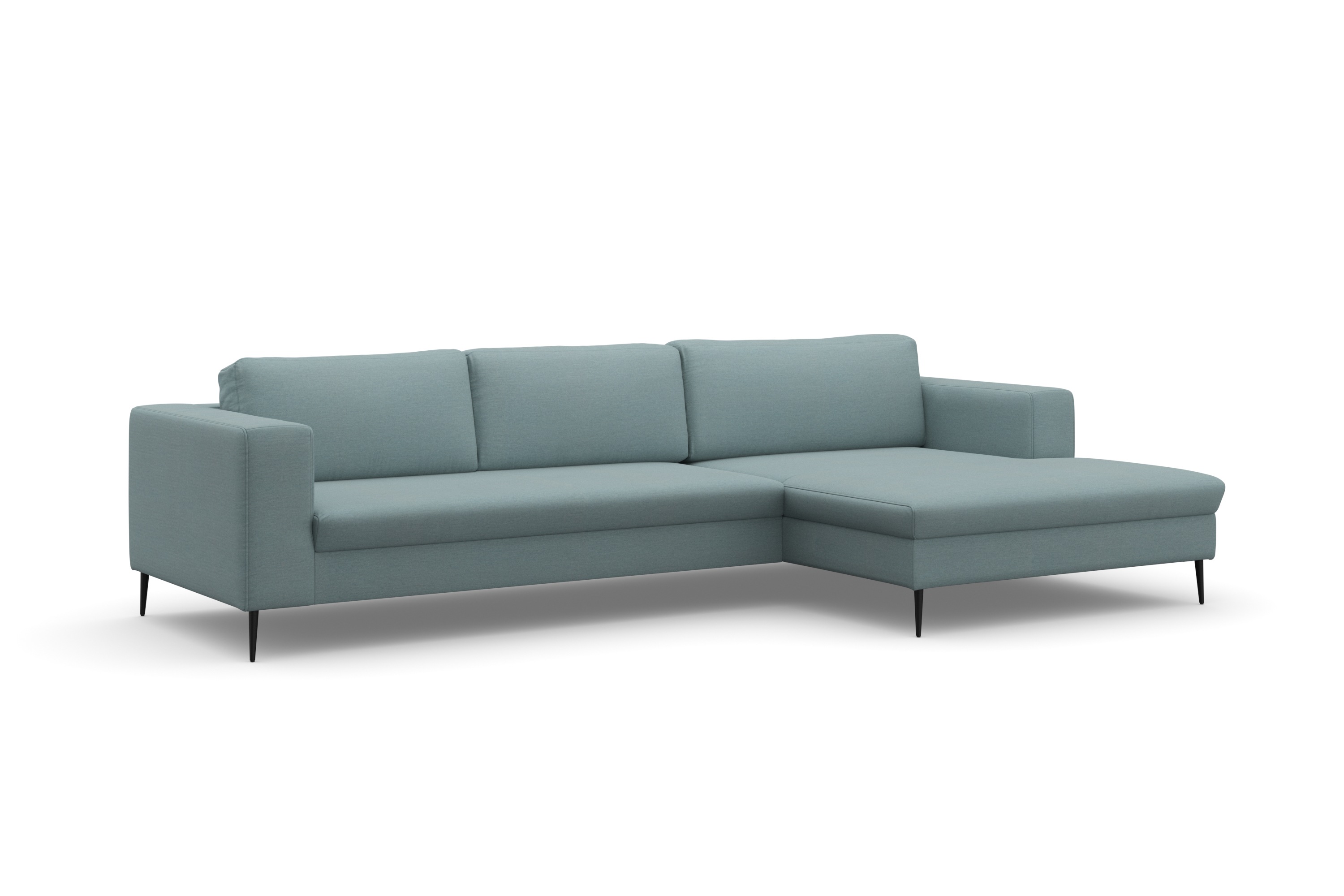 Thumbnail - DOMO collection Ecksofa "Modica, zeitlos und elegant, L-Form", moderne Optik mit extrabreiter Recamiere, auch in Cord