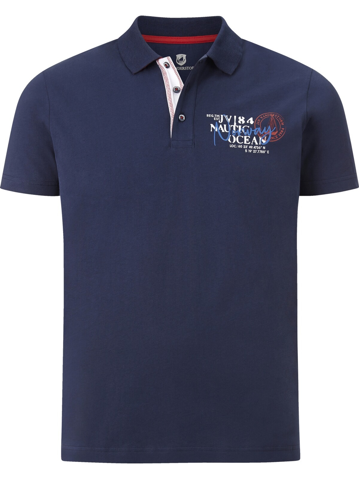 Jan Vanderstorm Poloshirt »Doppelpack Poloshirt DAGFINN«, (2 tlg.), in zwei Farben
