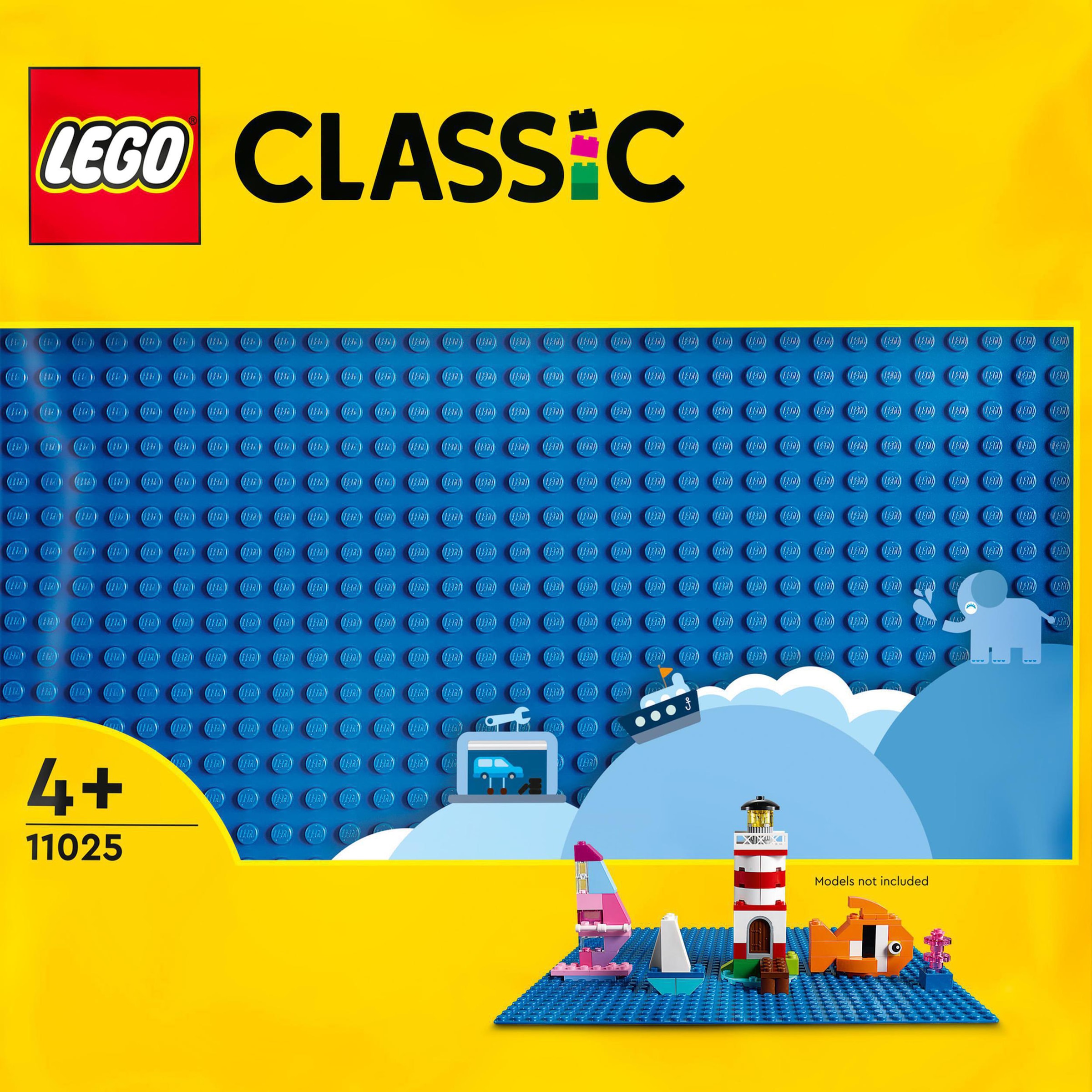 Konstruktionsspielsteine »Blaue Bauplatte (11025), LEGO® Classic«, (1 St.), Made in...