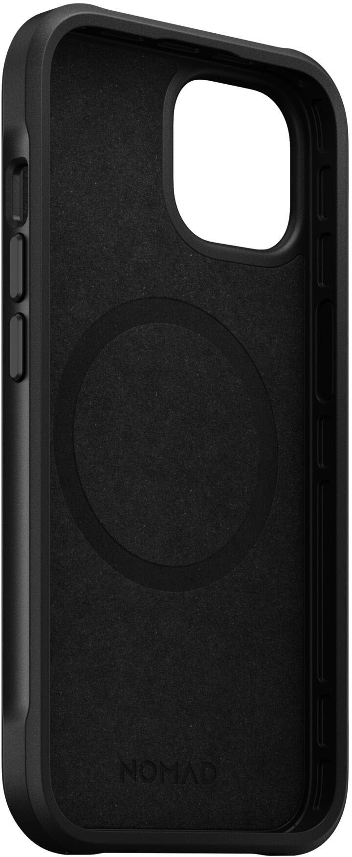 Nomad Handyhülle »Protective Case iPhone 14«, Polycarbonat und matter PET-Rückseite