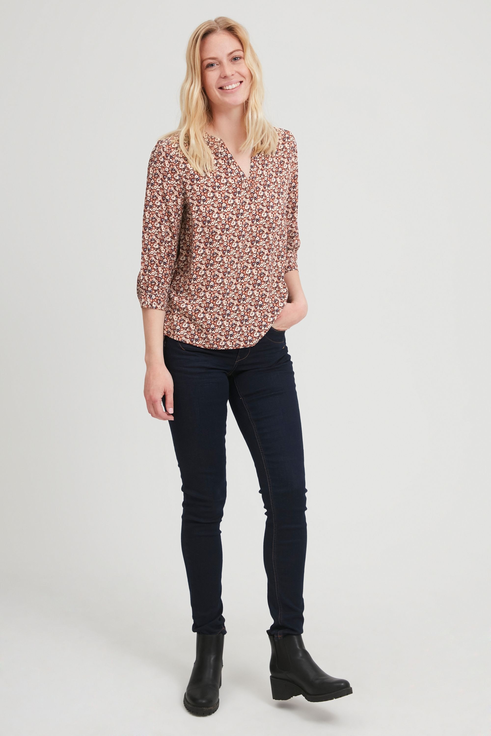 fransa Langarmbluse »Fransa FRBAFLOW 4 20609557« online Blouse | bestellen - BAUR