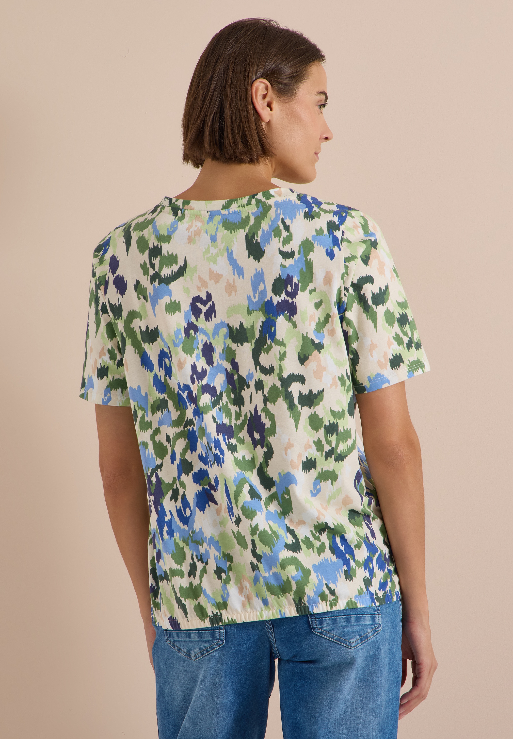 Cecil T-Shirt aus reiner Baumwolle