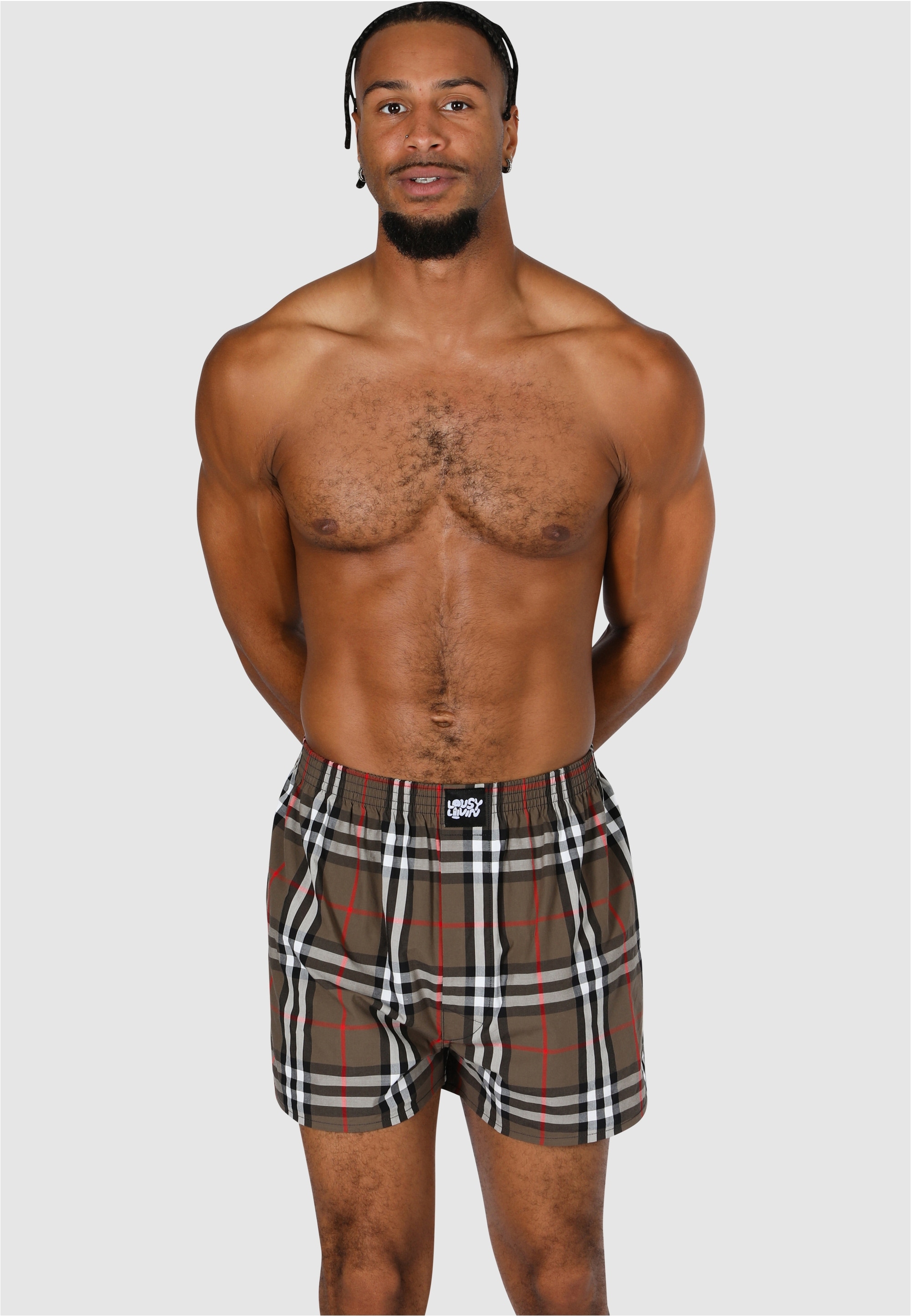 Lousy Livin Boxershorts »Check« mit modischem Karo-Muster