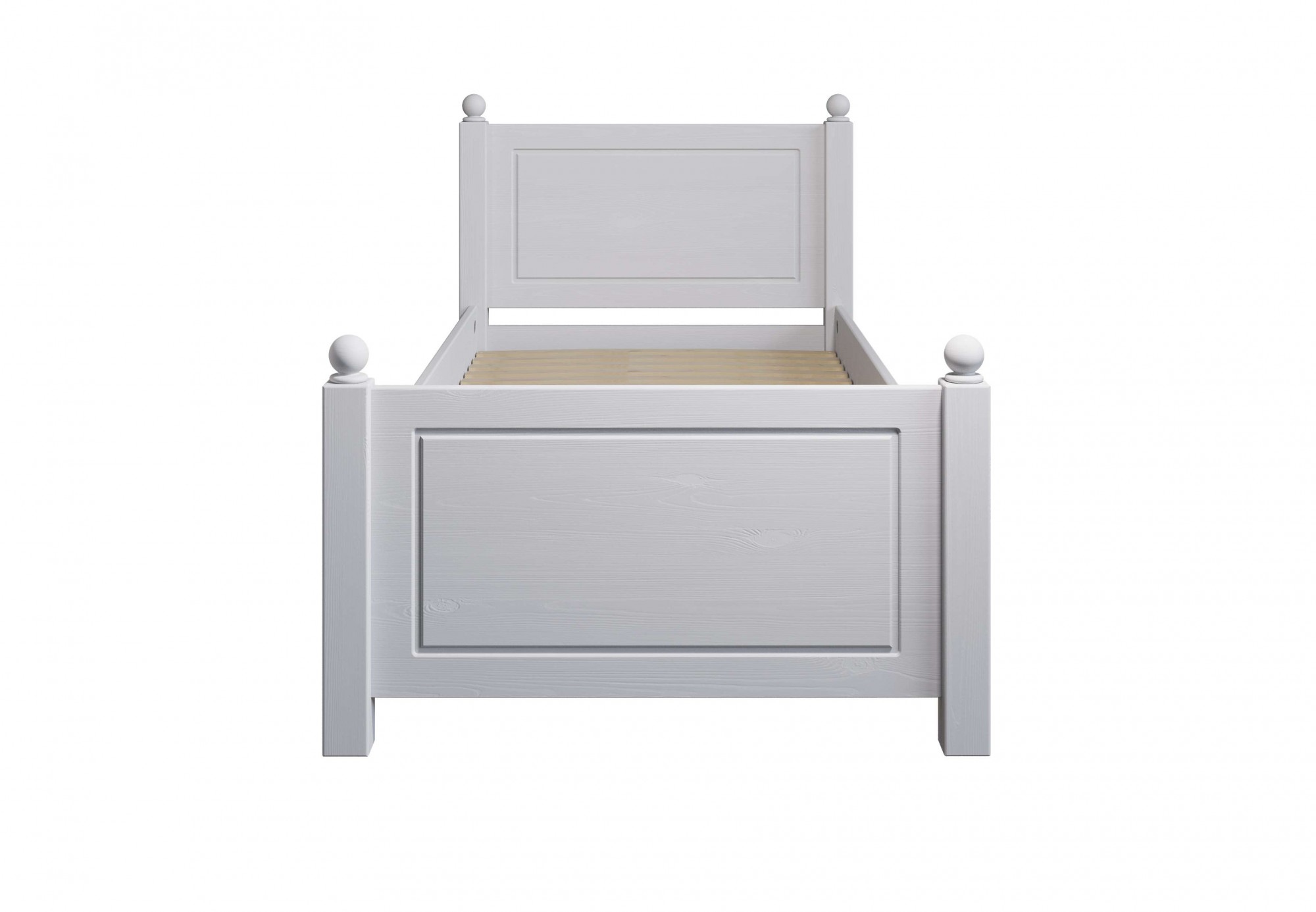 Home affaire Massivholzbett »Mila, hohe Belastbarkeit Jugendbett,! FSC® zertifiziertes Massivholz«, (Breite/Belastbarkeit 180cm/220 KG, 140cm/180 KG, 90cm/=120 KG), aus massiver Kiefer, inklusive Lattenrost
