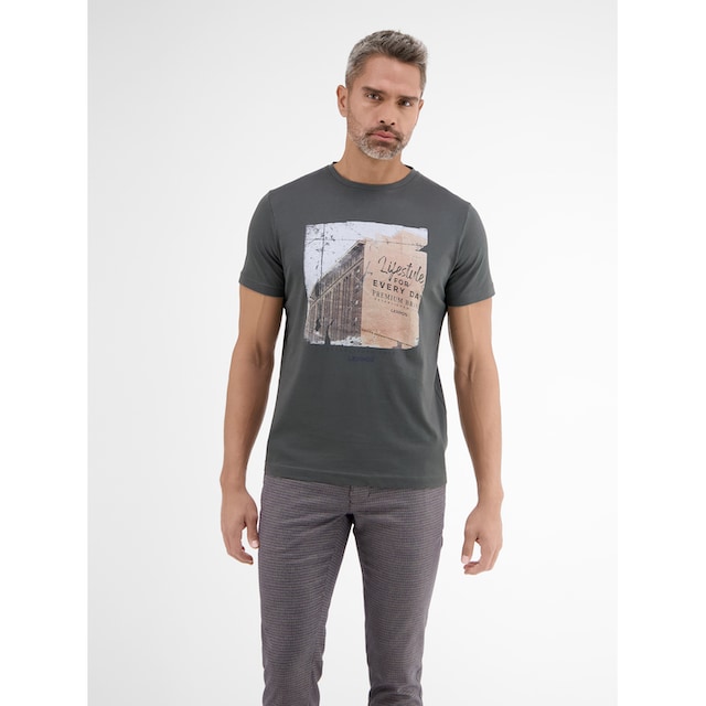 LERROS T-Shirt »LERROS T-Shirt mit Fotoprint« ▷ kaufen | BAUR