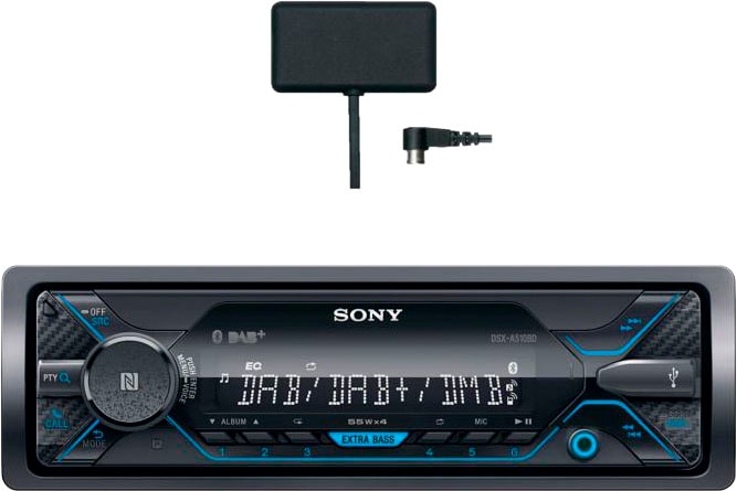 Sony Autoradio »DSX-A510KIT«, (Bluetooth-NFC Digitalradio (DAB+)-FM-Tuner-AM -Tuner 220 W)