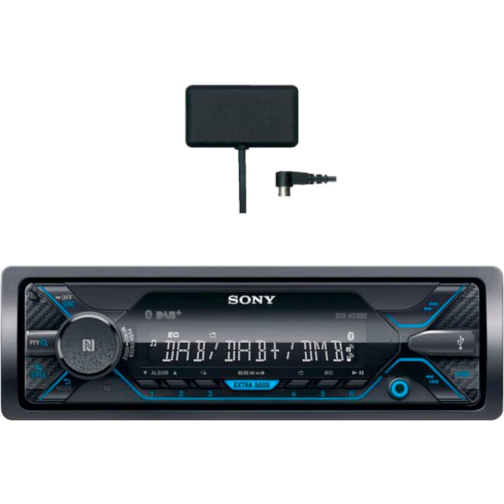 Sony Autoradio »DSX-A510KIT«, (Bluetooth-NFC Digitalradio (DAB+)-FM-Tuner-AM-Tuner 220 W)