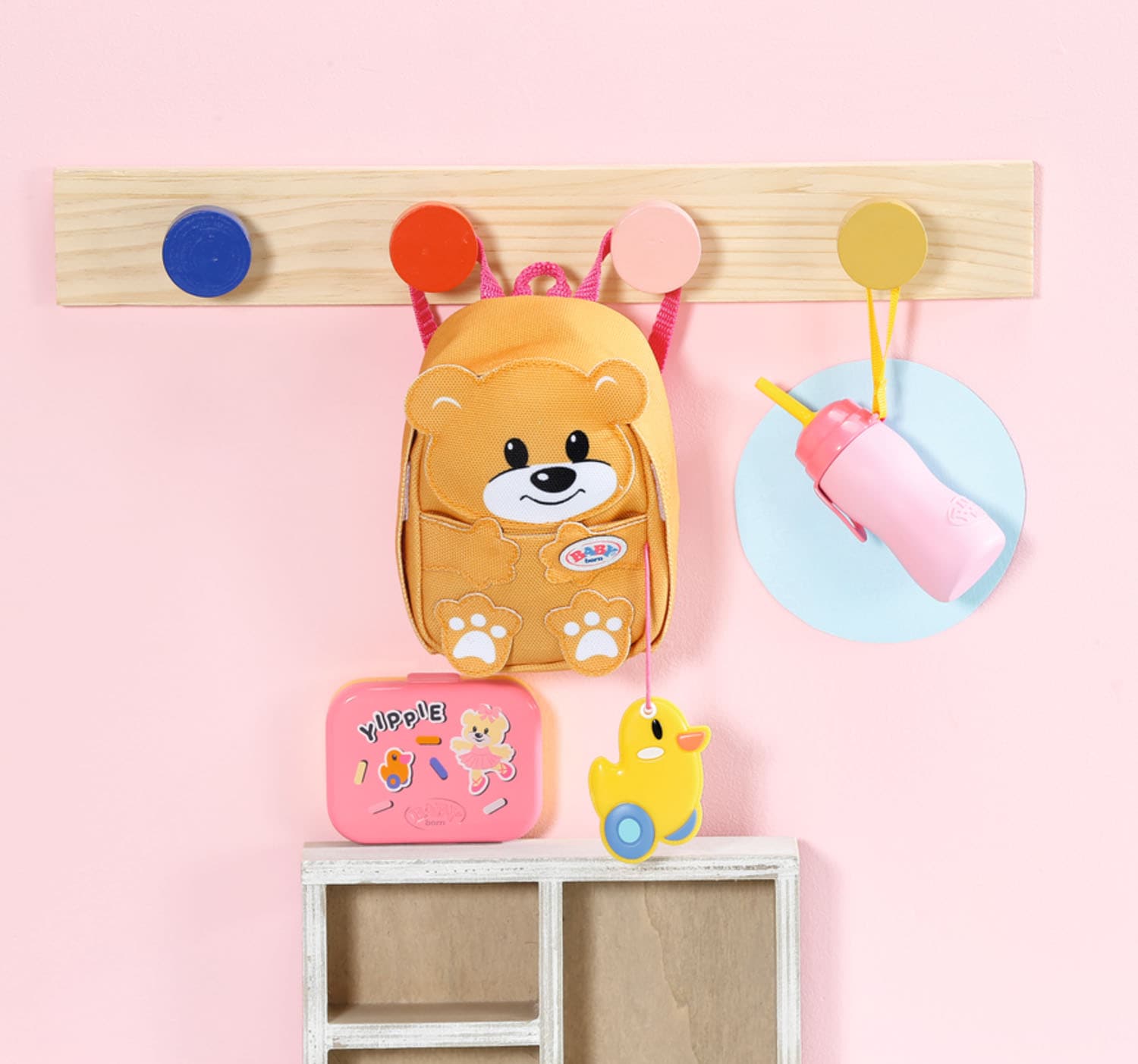 Baby Born Puppen Rucksack »Kindergarten Rucksack«, (Set)