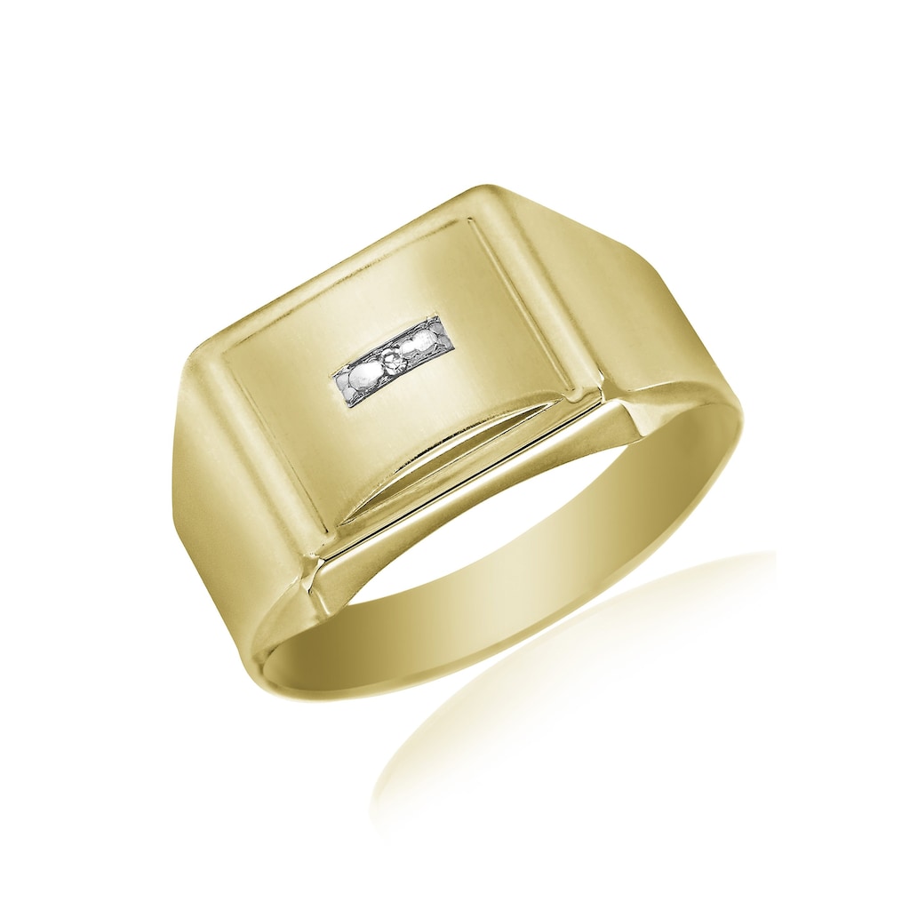 Firetti Siegelring »Schmuck Geschenk Gold 333 Herrenring Goldring«