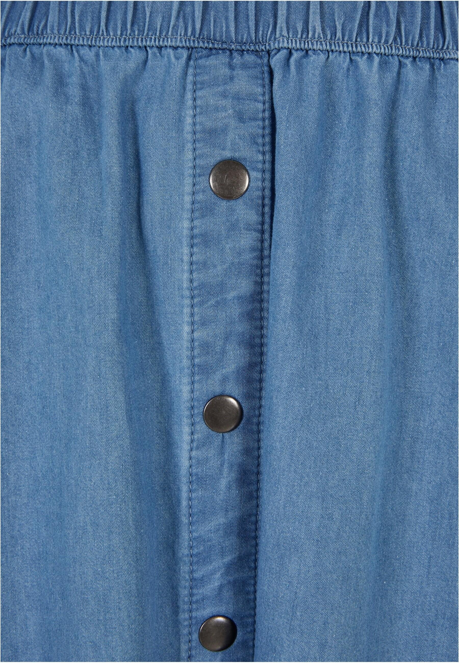 URBAN CLASSICS Sommerrock »Urban Classics Damen Ladies Long Wide Light Denim Skirt«, (1 tlg.)