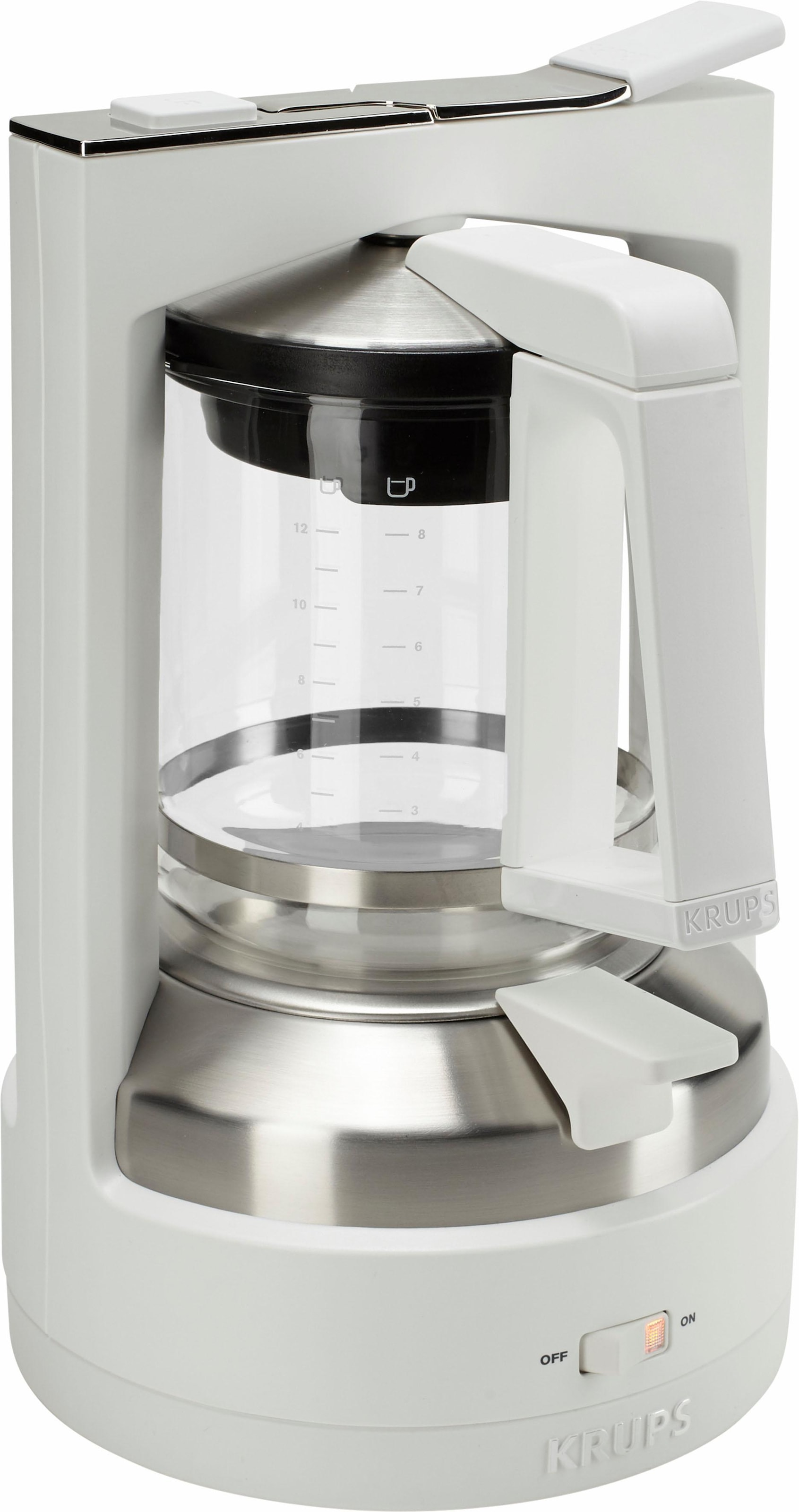 Druckbrüh-Kaffeemaschine | BAUR 8.2«, Kaffeekanne, Krups »KM4682 l Permanentfilter T 1