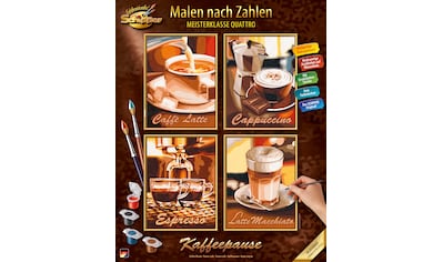 Schipper Malen nach Zahlen »Meisterklasse Quattro - Kaffeepause«, Made in Germany kaufen