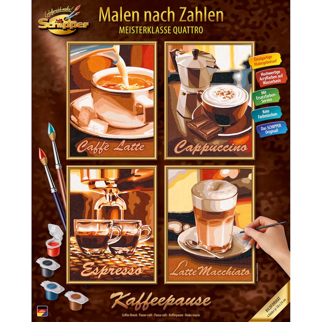 Schipper Malen nach Zahlen »Meisterklasse Quattro - Kaffeepause«