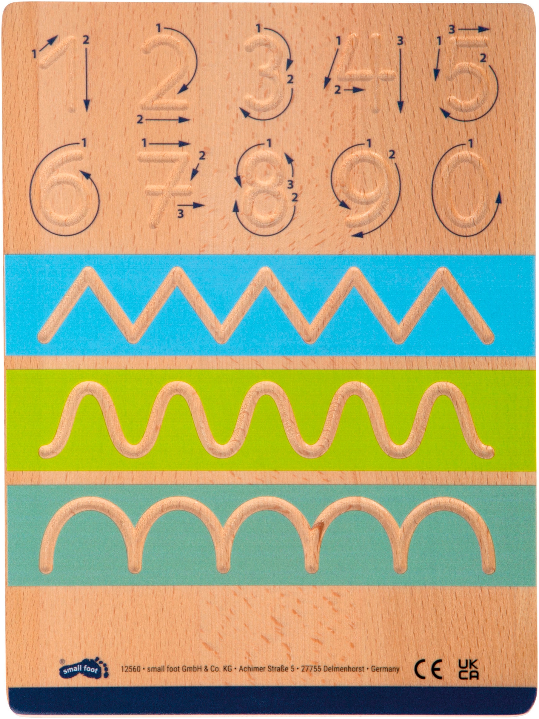 Small Foot Tafel »Schreiblerntafel-Set - Educate«, aus Holz;