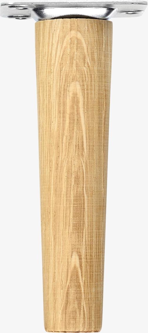 Hammel Furniture Möbelfuß »Mistral Bein, Stützfuß«, (6 stk.), Holz, in mehreren Farben, Höche: 14 cm