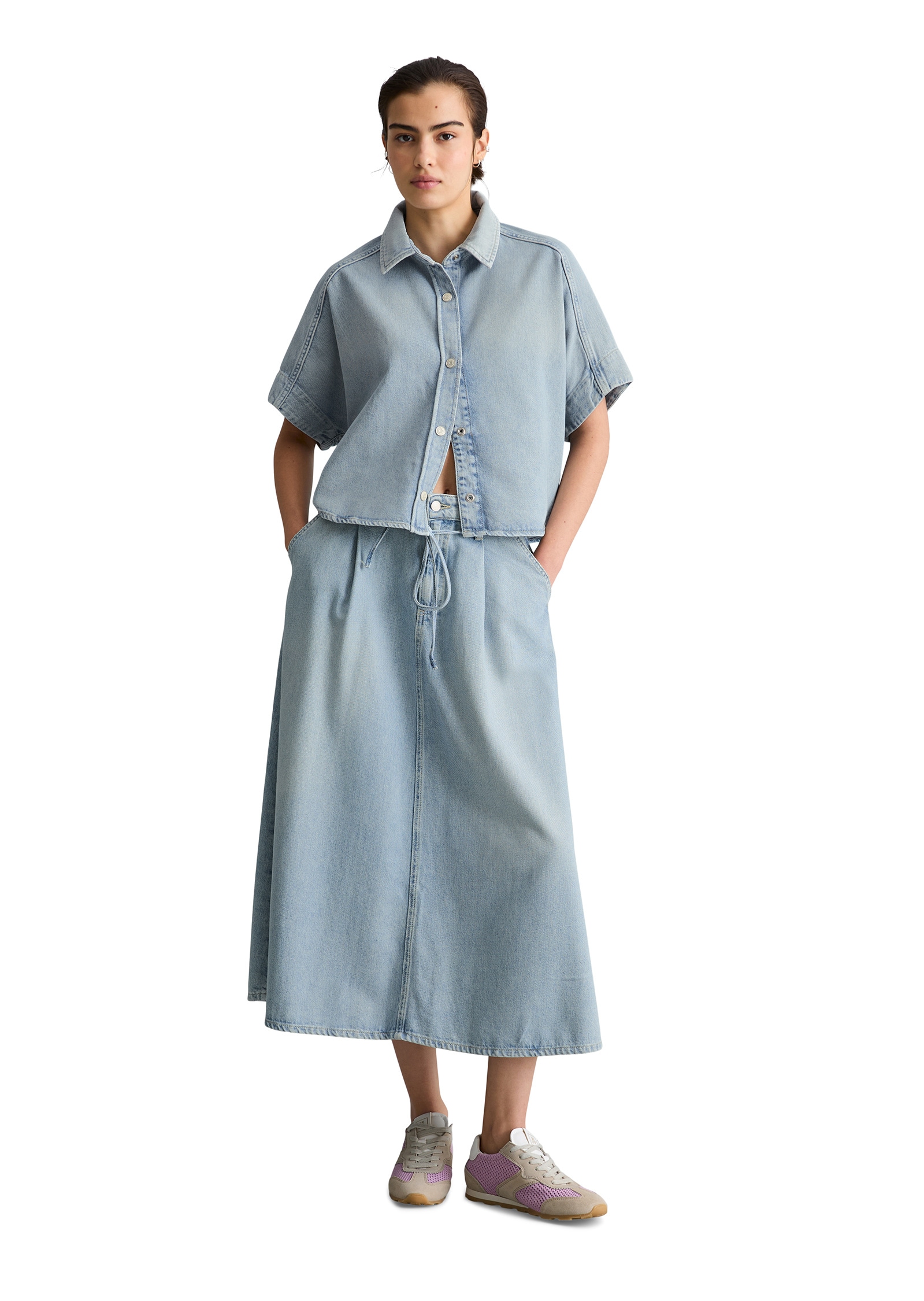 Marc O'Polo DENIM Jeansbluse »aus reiner Baumwolle«