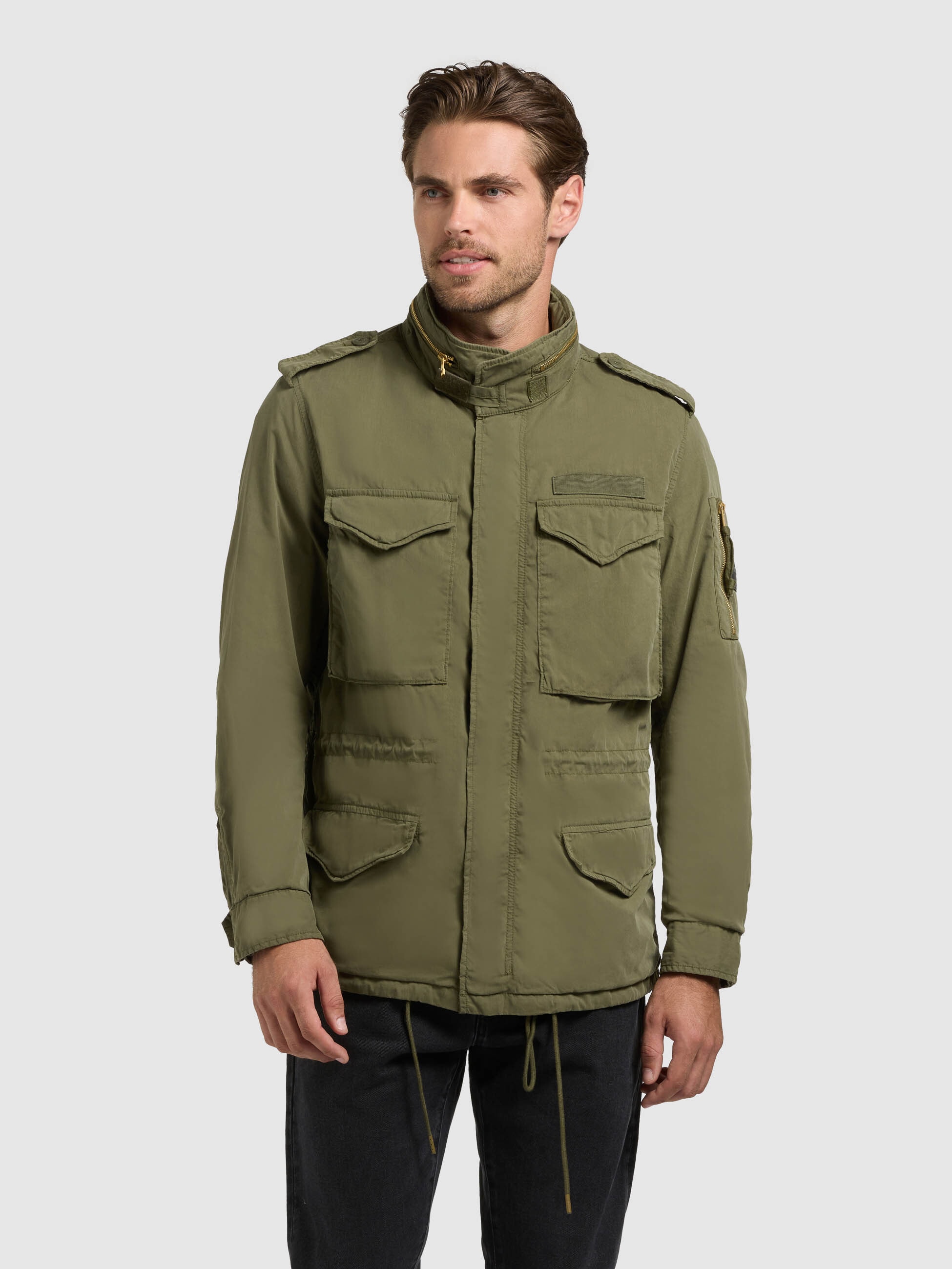 khujo Fieldjacket »OVIN« mit Kapuze