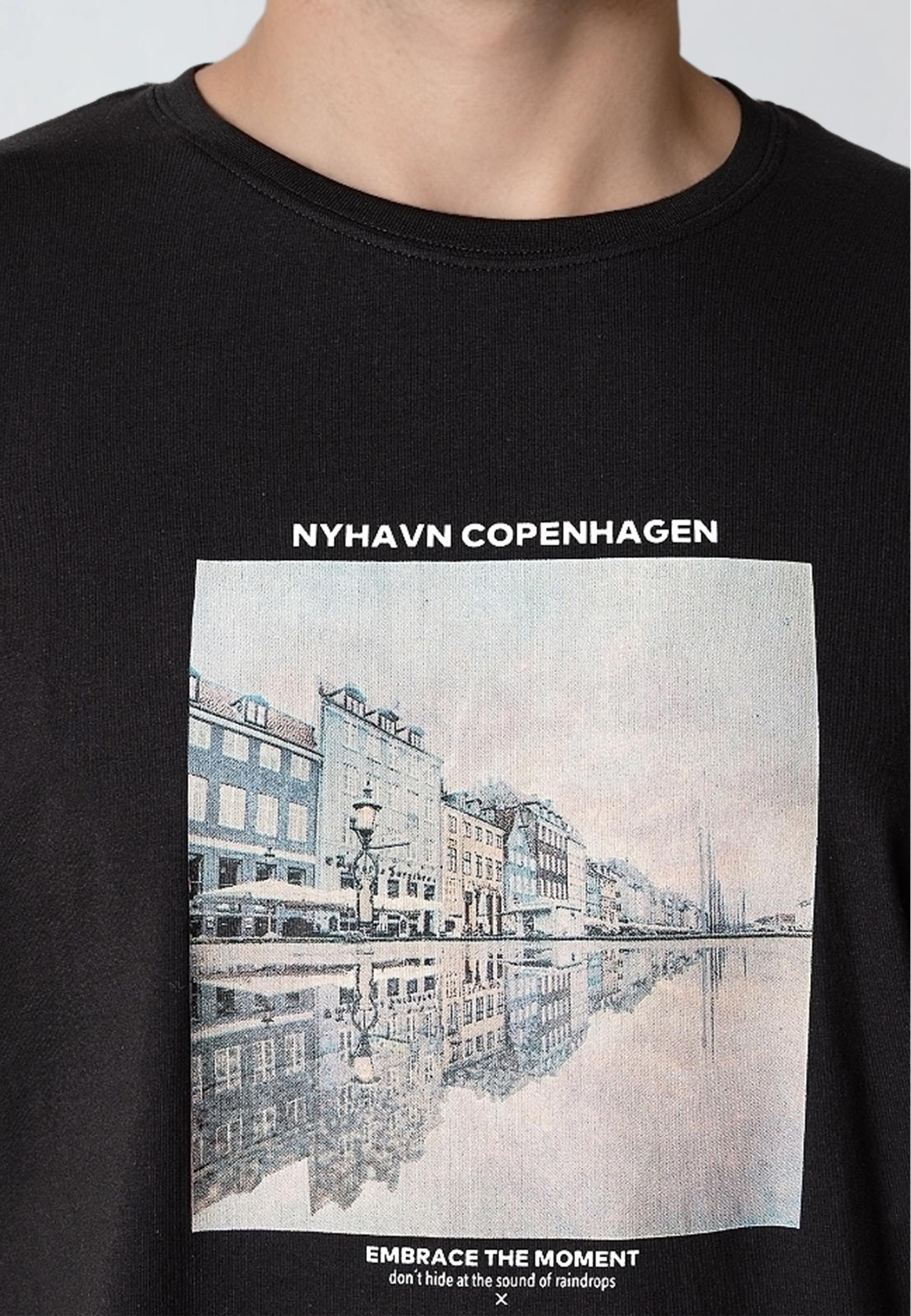 Clean Cut Copenhagen T-Shirt »Clean Cut Copenhagen Rainy Copenhagen Organic T-Shirt«, (1 tlg.)