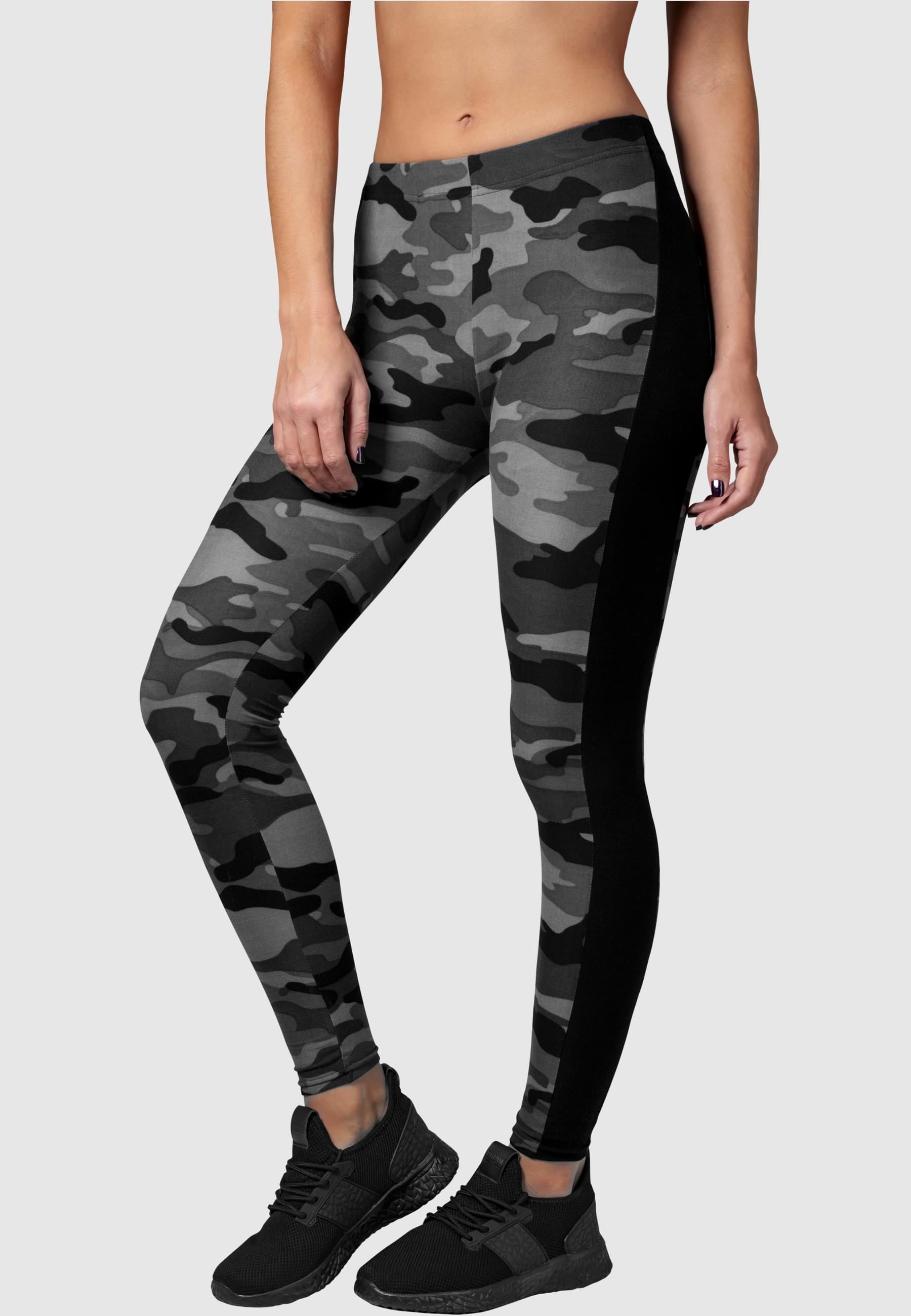 URBAN CLASSICS Leggings »Urban Classics Damen Ladies Camo Stripe Leggings«, (1 tlg.)