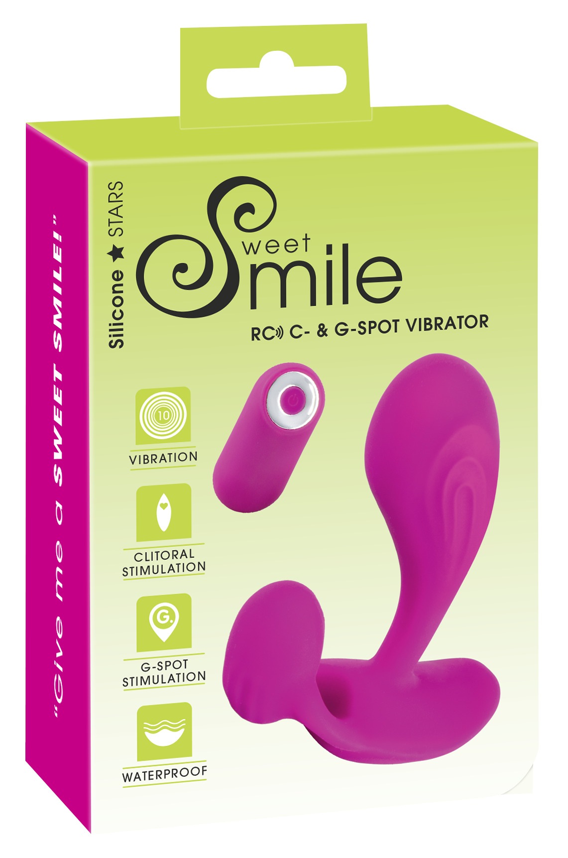 Sweet Smile Vibrator »Vibrator RC C- & G-Spot Vibrator«