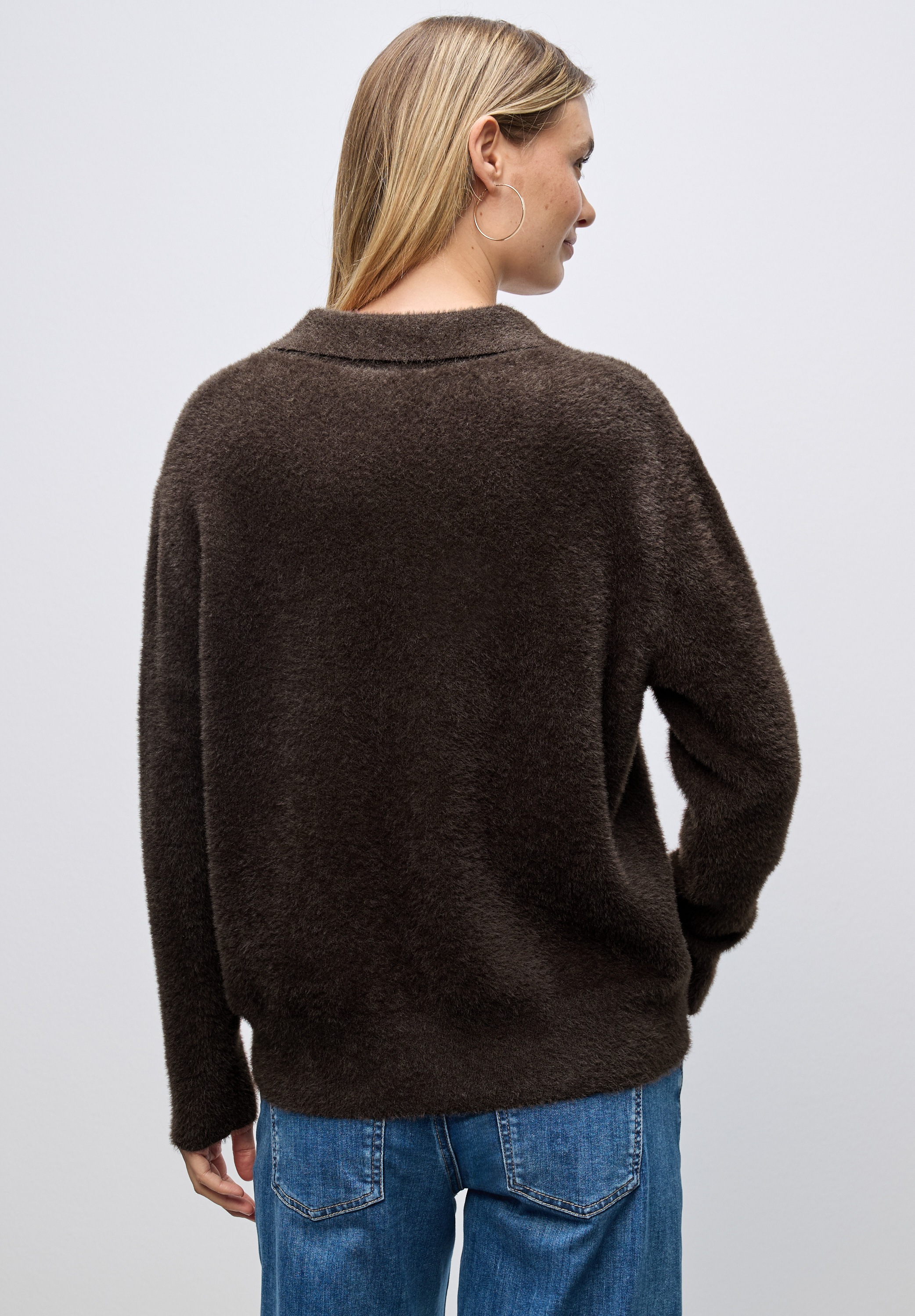 STREET ONE Strickpullover aus softem Materialmix günstig online kaufen
