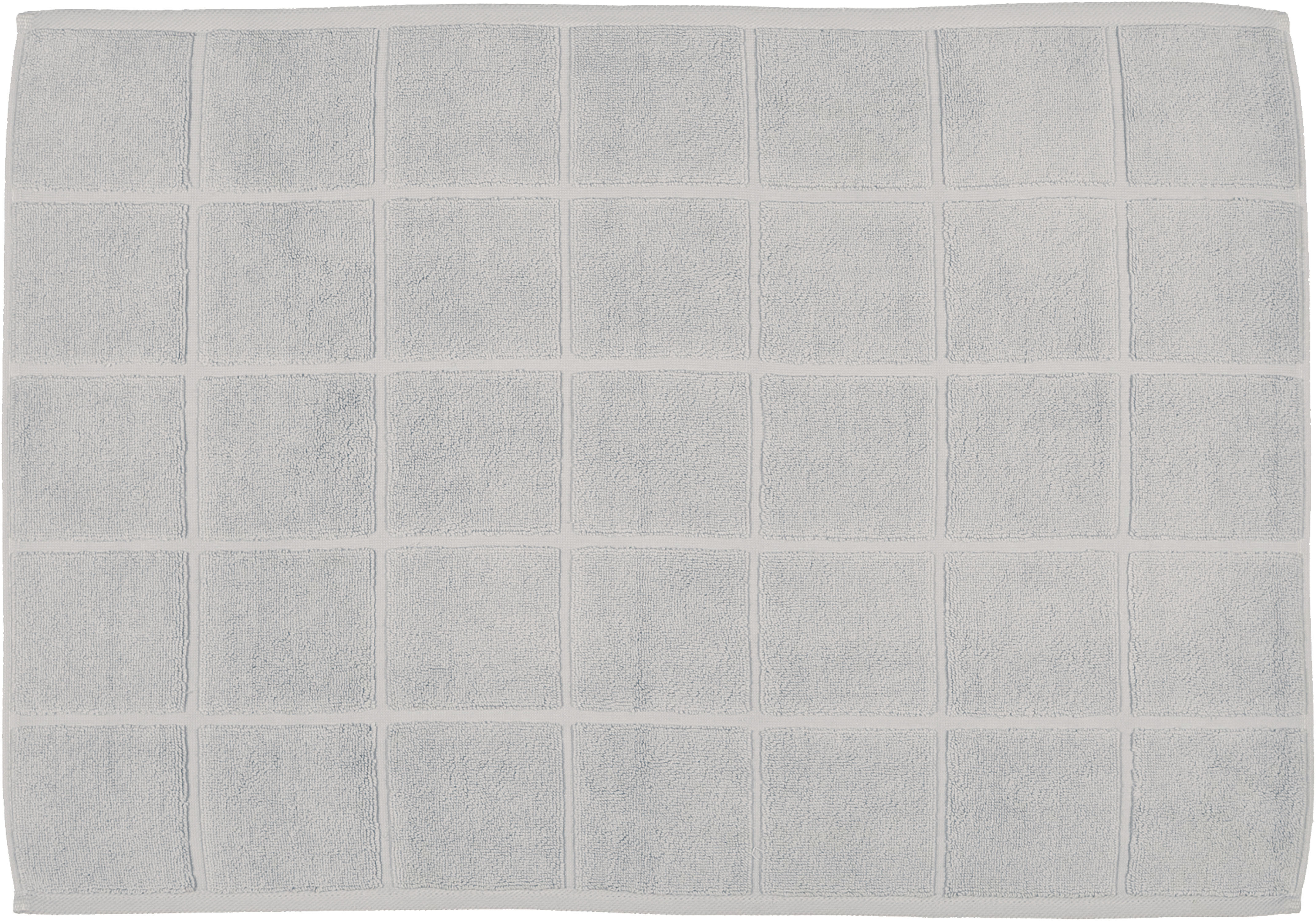 Hotelmatte ROSS, H:10mm, grau, Baumwolle, Badematten, "Unifond", besonders weich, Badezimmerteppich, uni