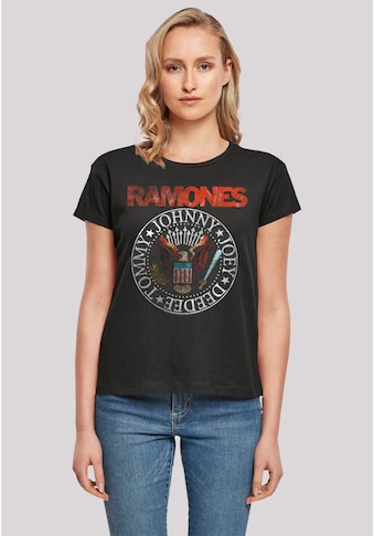 T-Shirt »Ramones Rock Musik Band VINTAGE EAGLE SEAL«