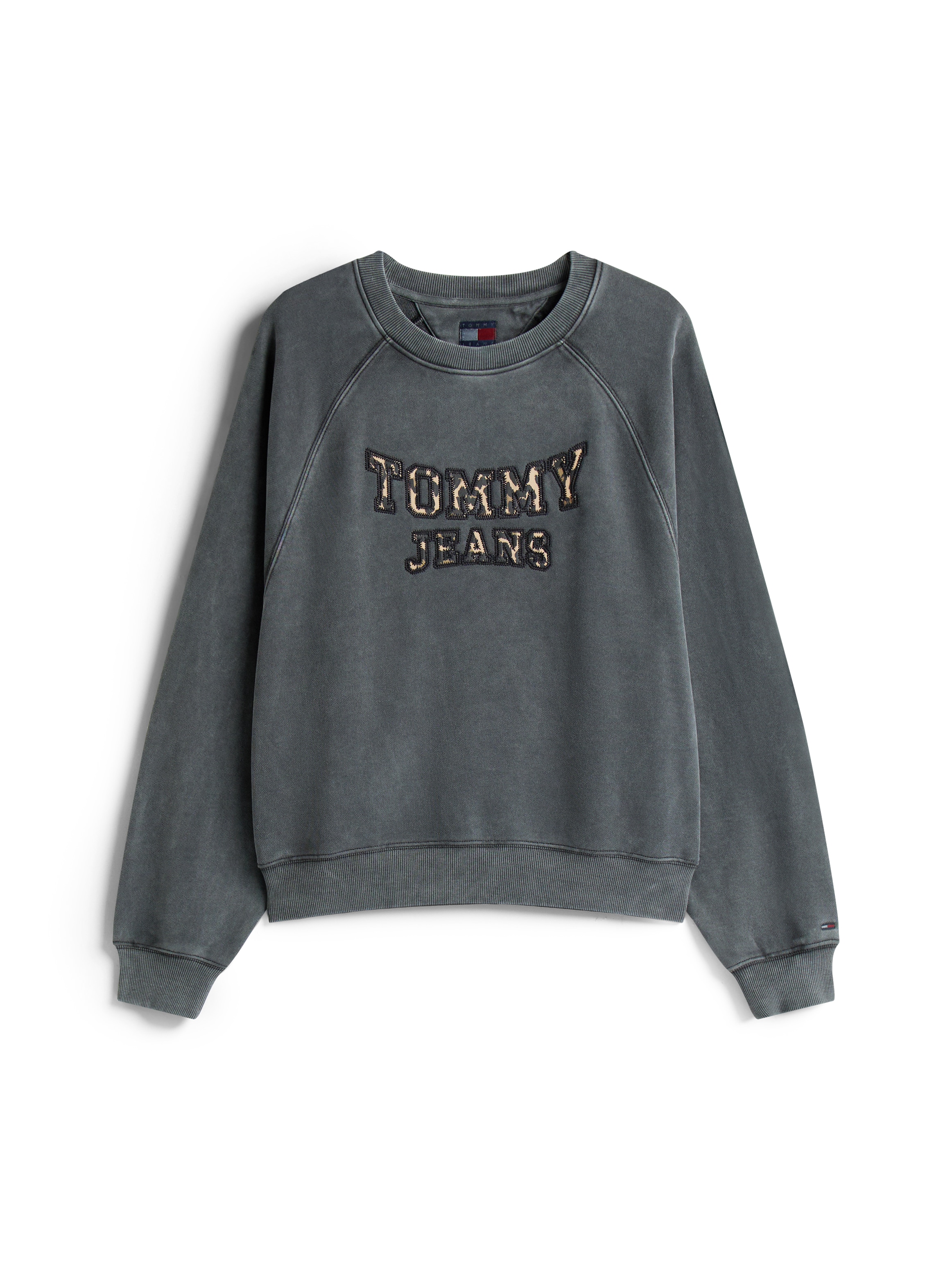 Tommy Jeans Sweatshirt »TJW BXY LEOPARD VARSITY CREW«