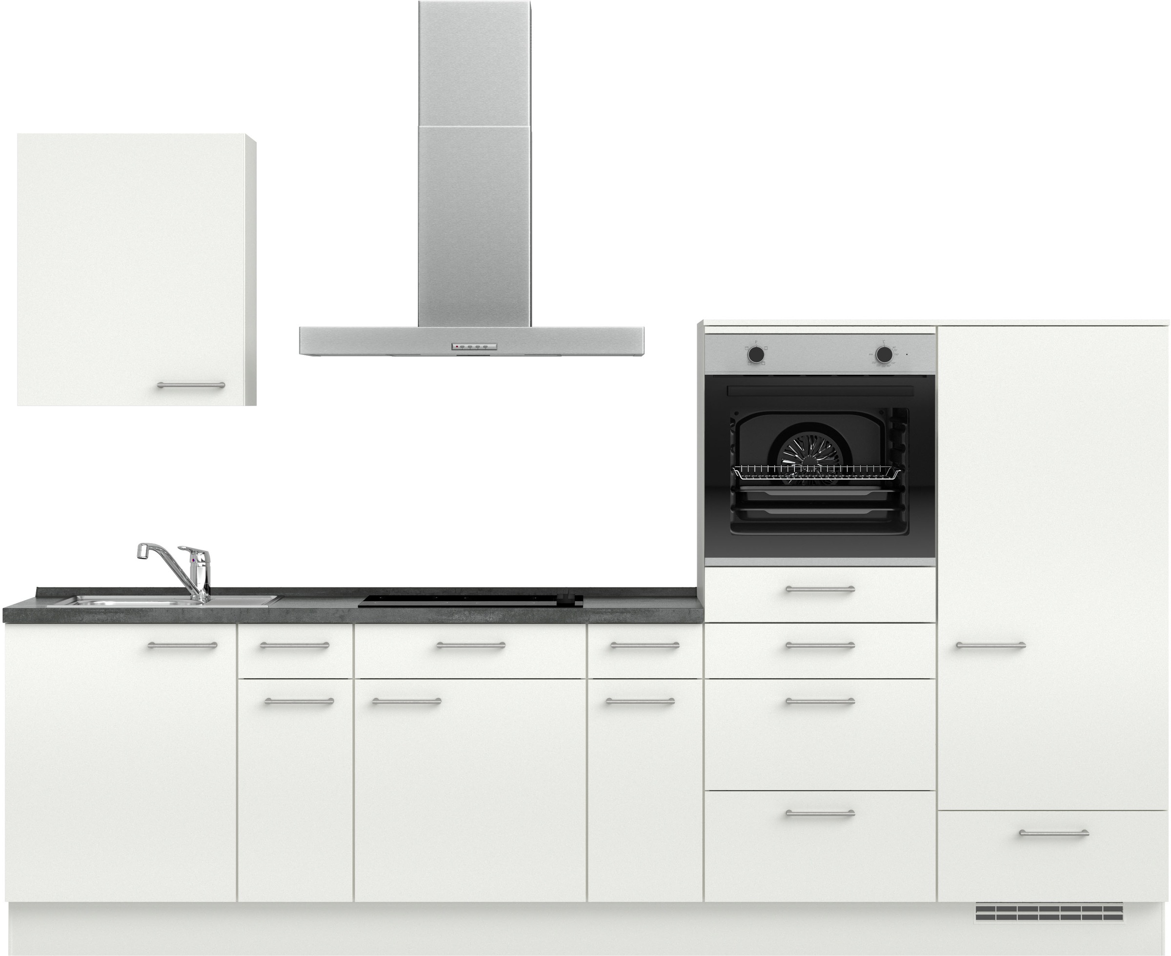 nobilia Küchenzeile ""Laser I", Ausrichtung wählbar, Breite 300 cm" vormont günstig online kaufen