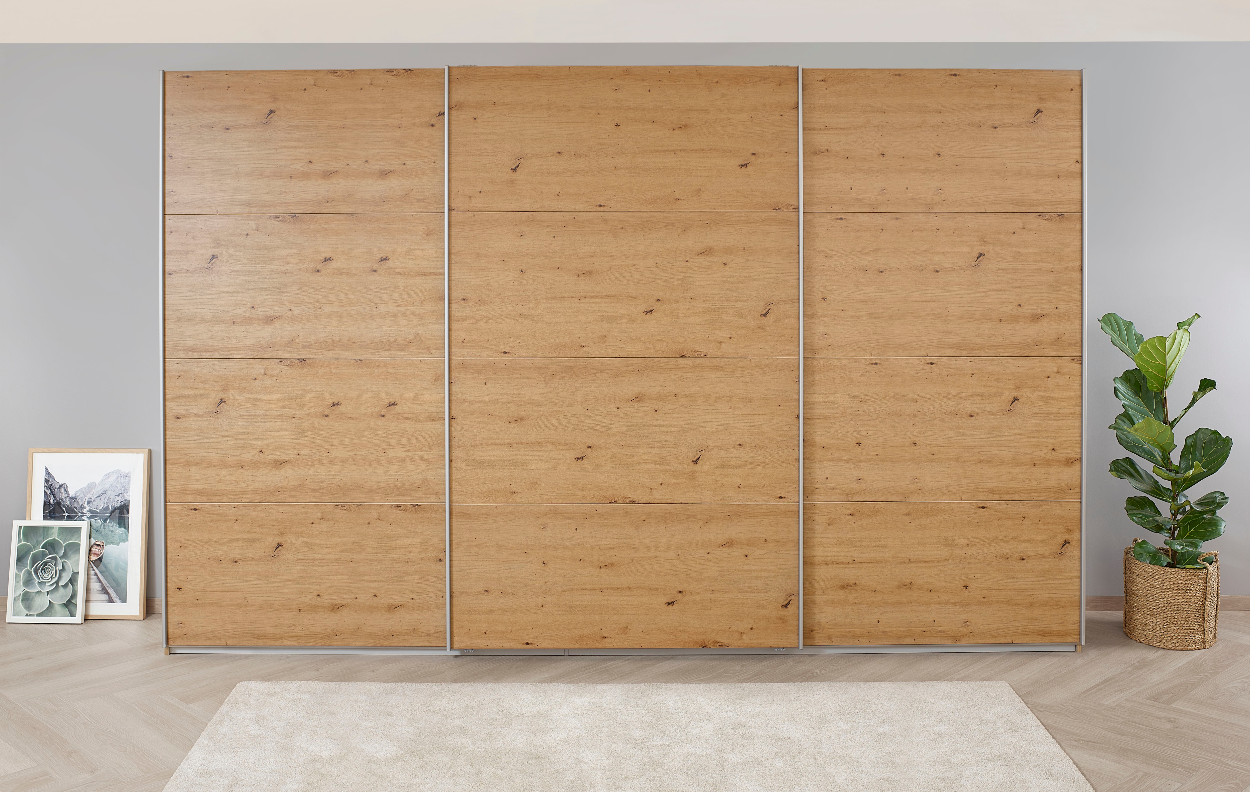 OTTO home Kleiderschrank "Mehrzweckschrank Aktenschrank Möbel Mietswohnung Schlafzimmer KOLUNA" 3 Ausstattungen BASIC/CLASSIC/PREMIUM (inkl. SOFT-CLOSE-FUNKTION), Breiten 203/271/315/360 cm Höhen 210/229 Dekor-Front MADE IN GERMANY