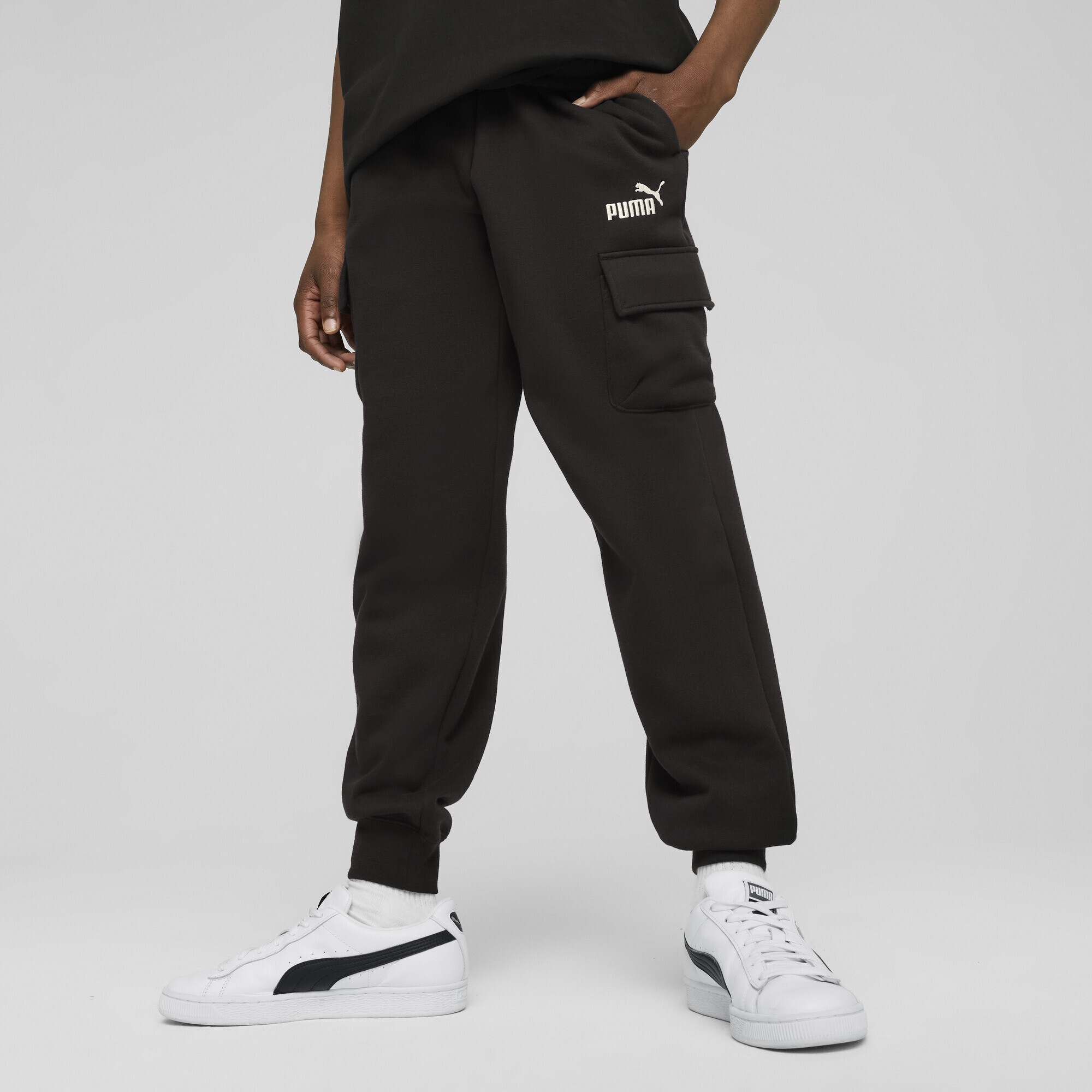 PUMA Sporthose »Essentials No. 1 Logo Cargohose Jungen«