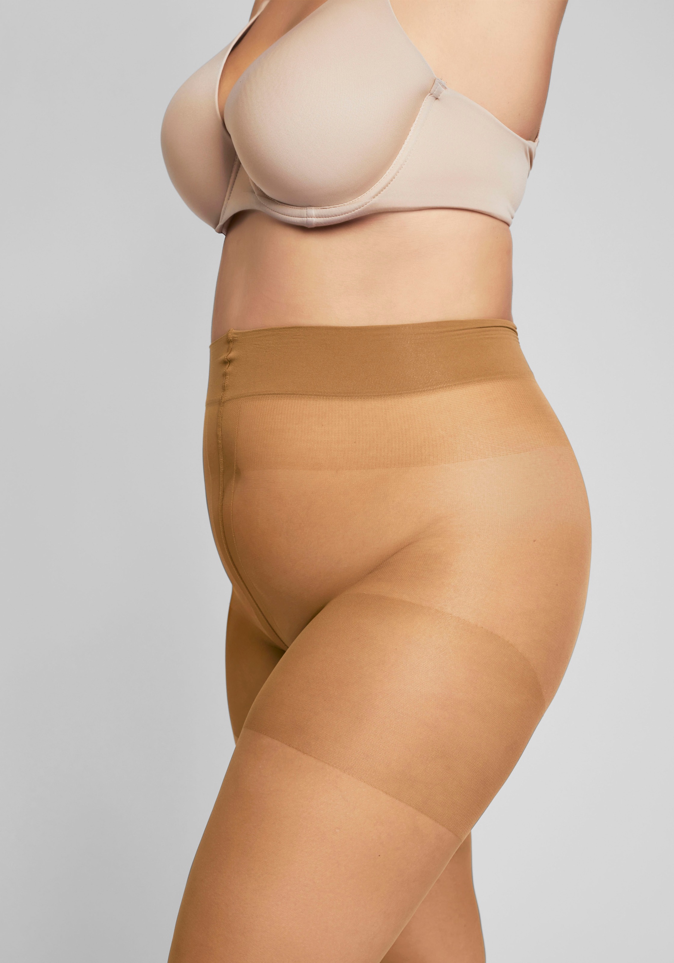 Thumbnail - Camano Feinstrumpfhose "fine curvy" 20 1 Stk. tlg. Curvy-Tights, extra breiter Bund, Matt-Look