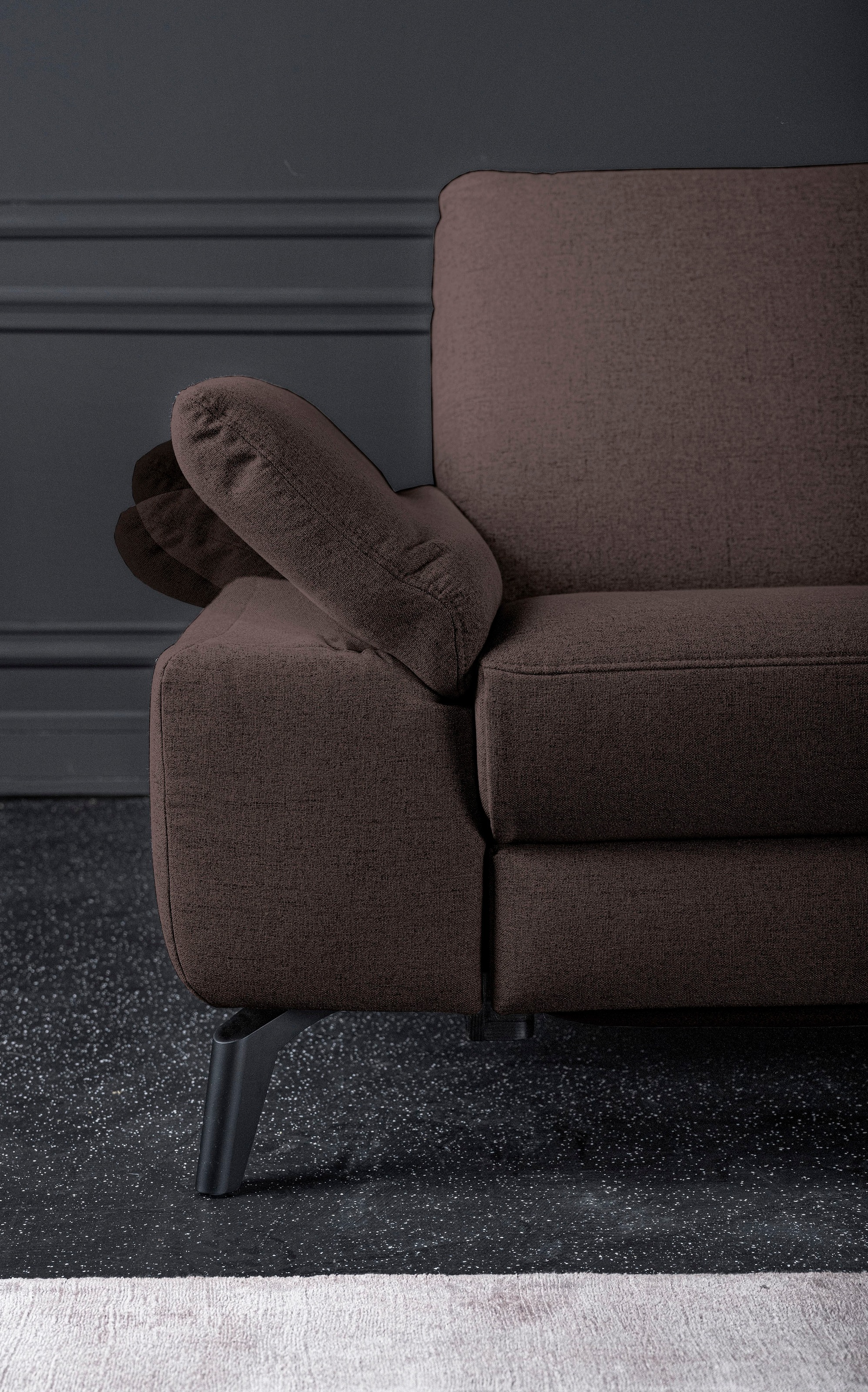 alina Ecksofa, inkl. Kopfstützen, wahlweise mit Relaxfunktion, Breite: 267 cm