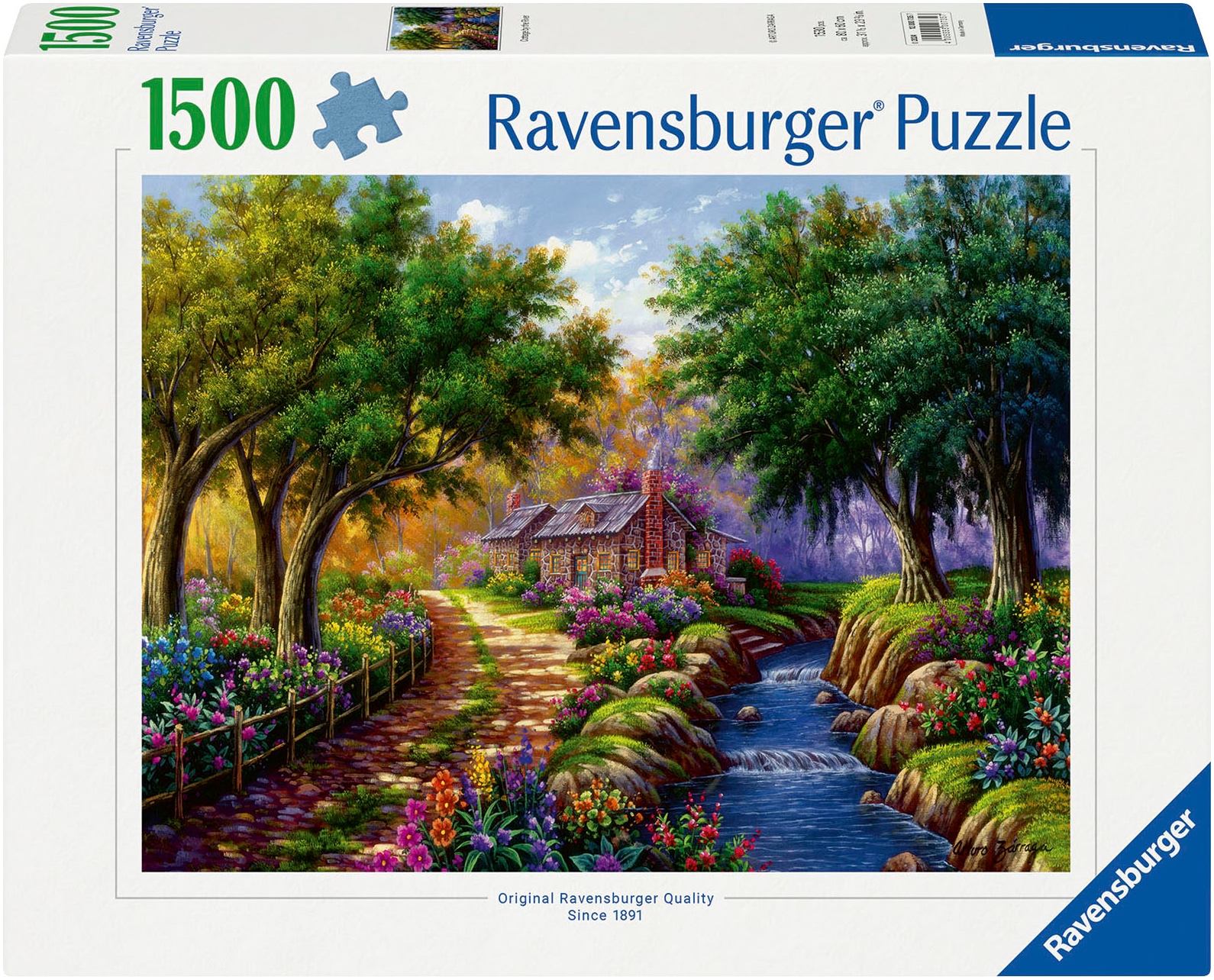 Ravensburger Puzzle »Cottage am Fluß«, Made in Germany