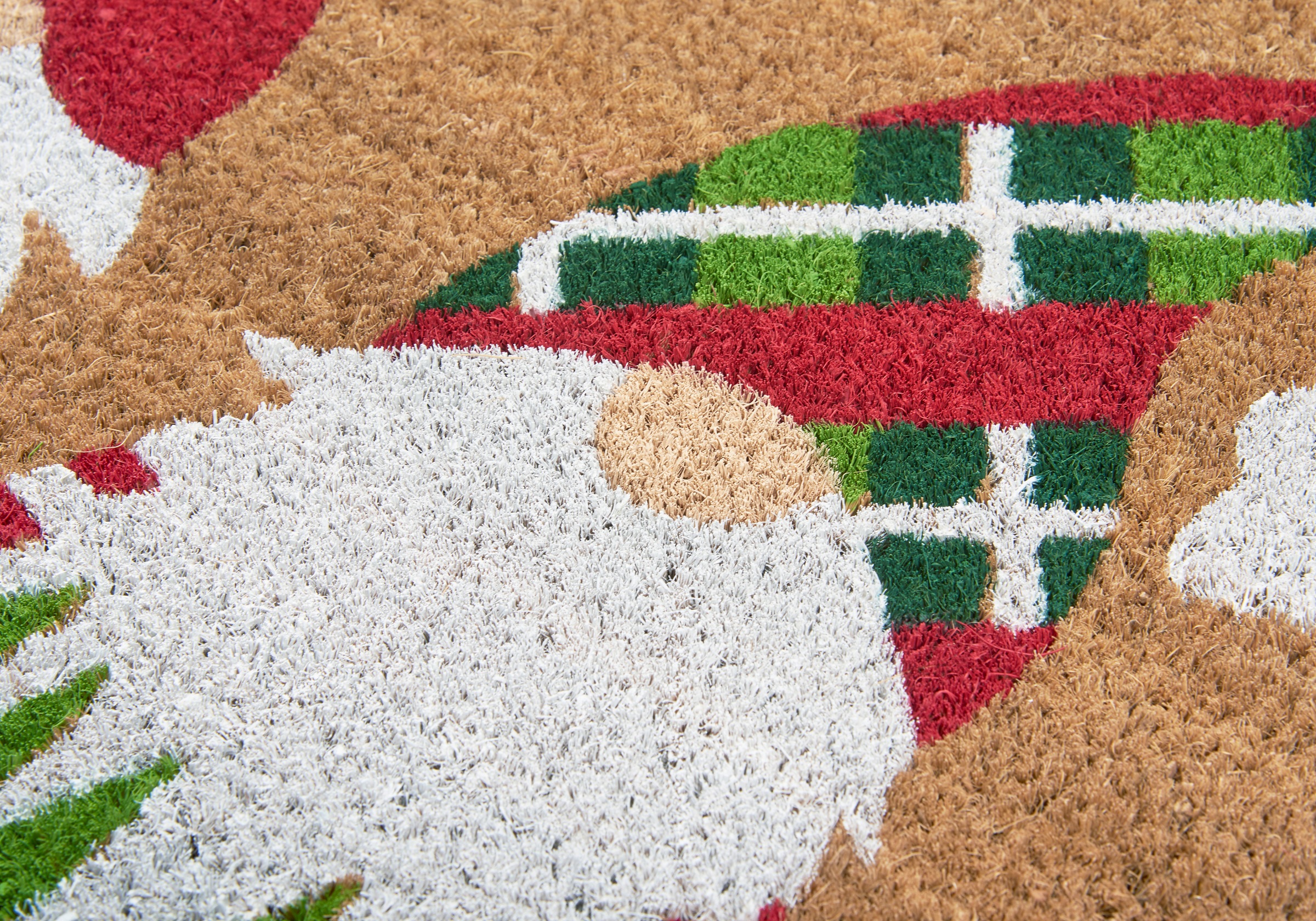 HANSE Home Fußmatte »Mix Mats Kokos Christmas Gnomes, Türmatte«, rechteckig, 15 mm Höhe, Weihnachten, Schmutzfangmatte, Outdoor, Rutschfest, Innen, Kokosmatte