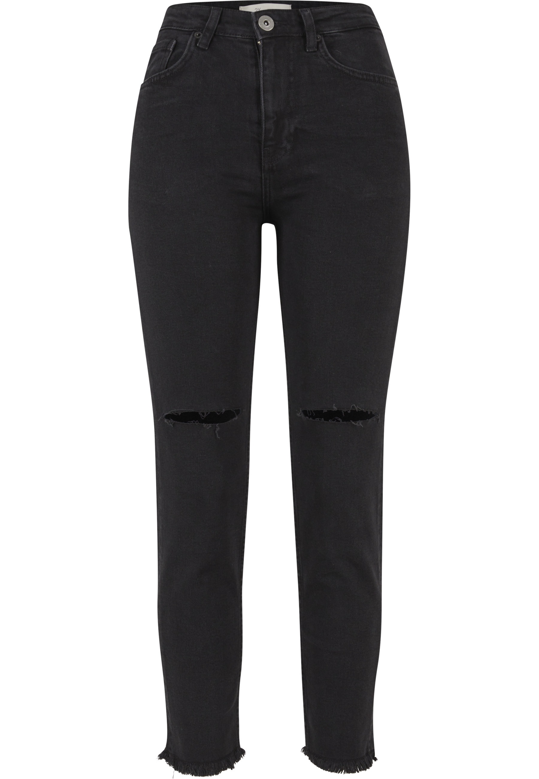 2Y Premium Bequeme Jeans "2Y Premium Damen 2Y Ladies Destroyed Mom Fit Denim"