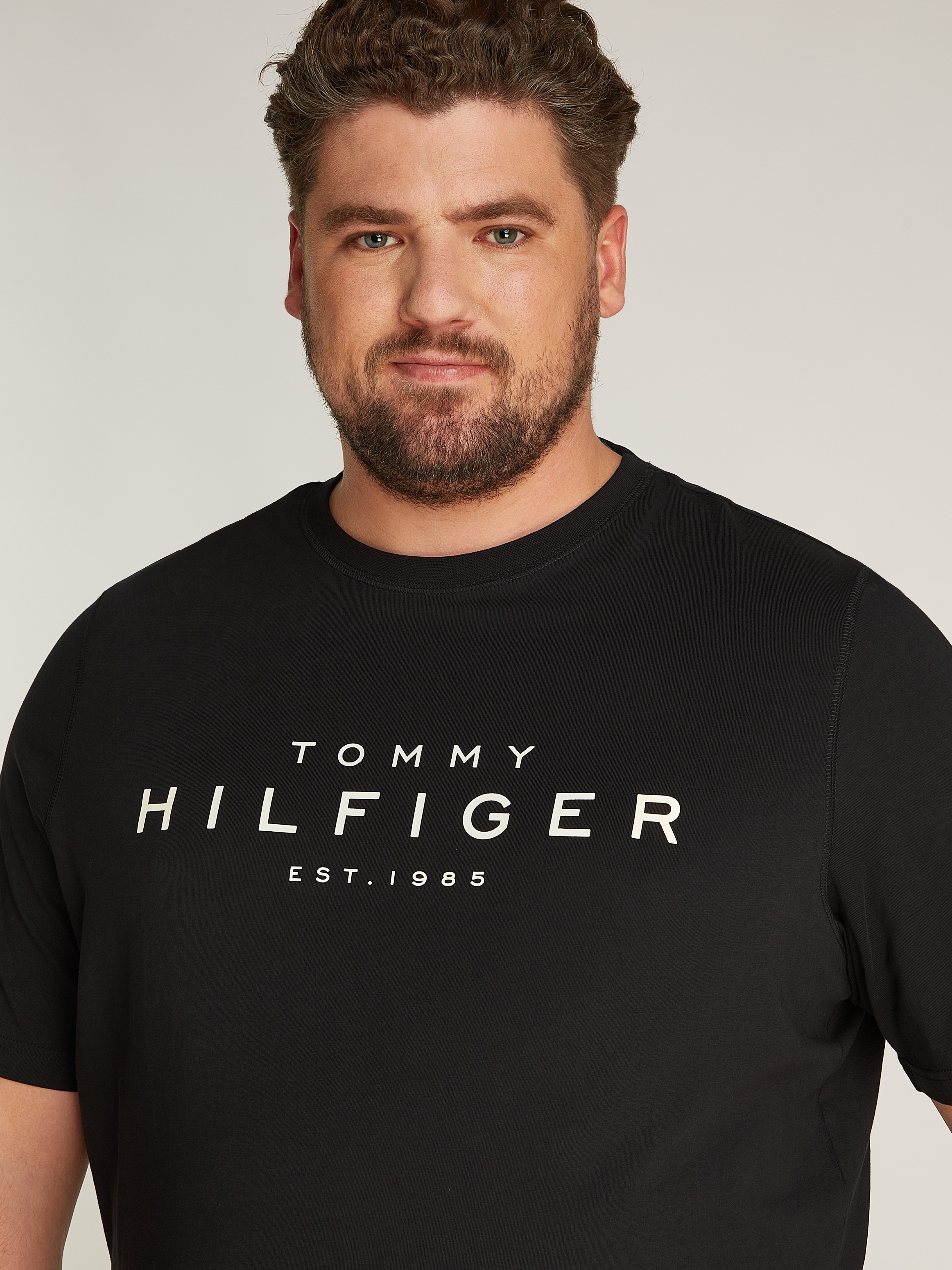 Tommy Hilfiger Big & Tall Rundhalsshirt "BT-BIG RWB HILFIGER TEE-B", in Gro günstig online kaufen