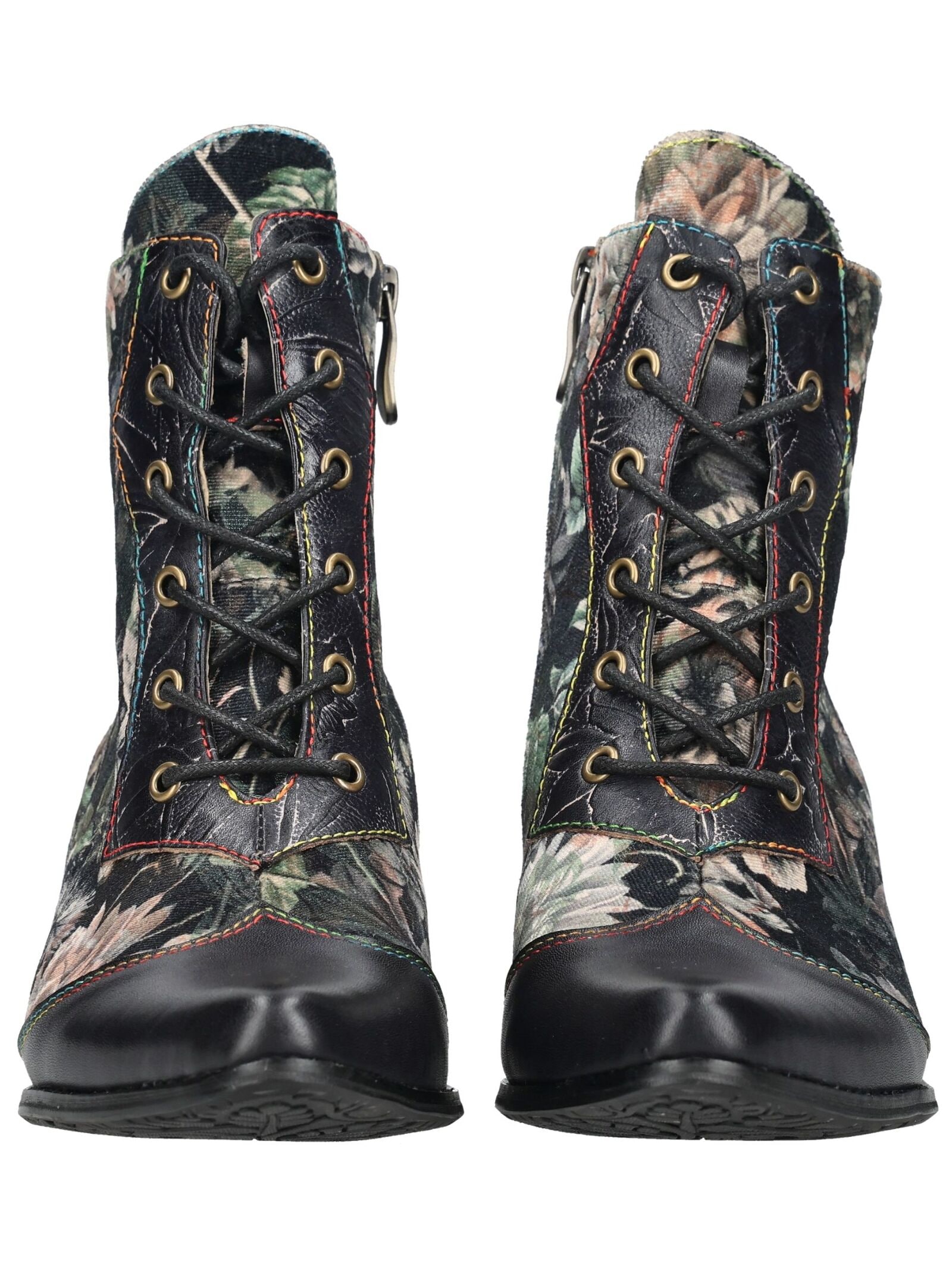 LAURA VITA Schnürstiefelette »LAURA VITA Stiefelette Leder/Textil«