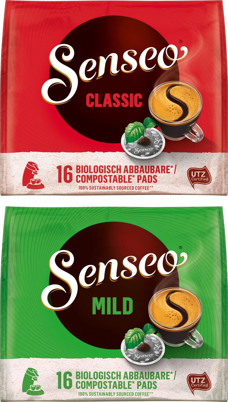 Philips Senseo Kaffeepadmaschine »Select CSA240/90«, dunkelrot recyceltem Kaffeespezialitäten, aus | und BAUR Plastik 21% mit 3