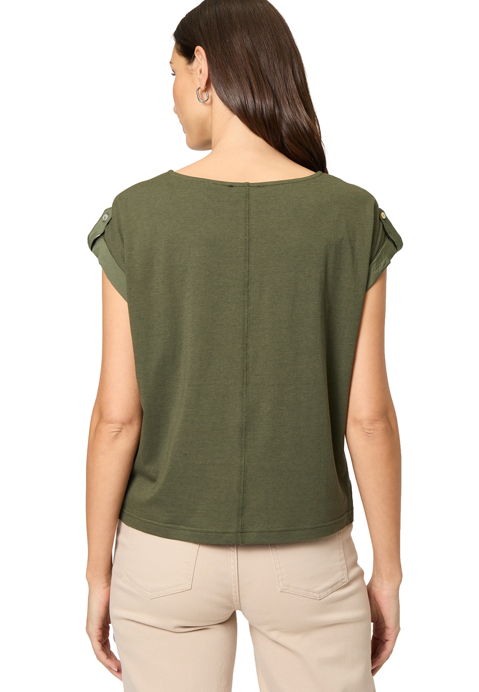 Zero Kurzarmshirt »zero Shirt mit Klappentasche«, (1 tlg.), weiteres Detail