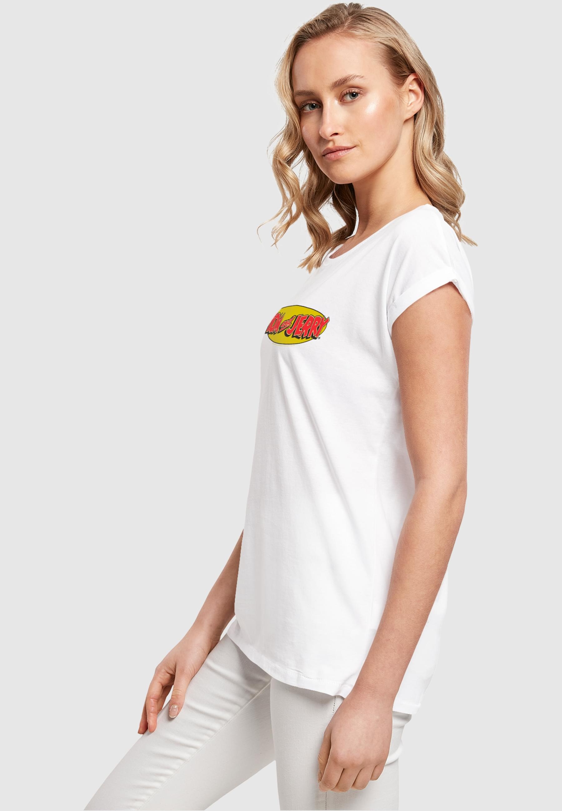 ABSOLUTE CULT T-Shirt »ABSOLUTE CULT Damen Ladies Tom and Jerry - Inline Logo T-Shirt«, (1 tlg.)