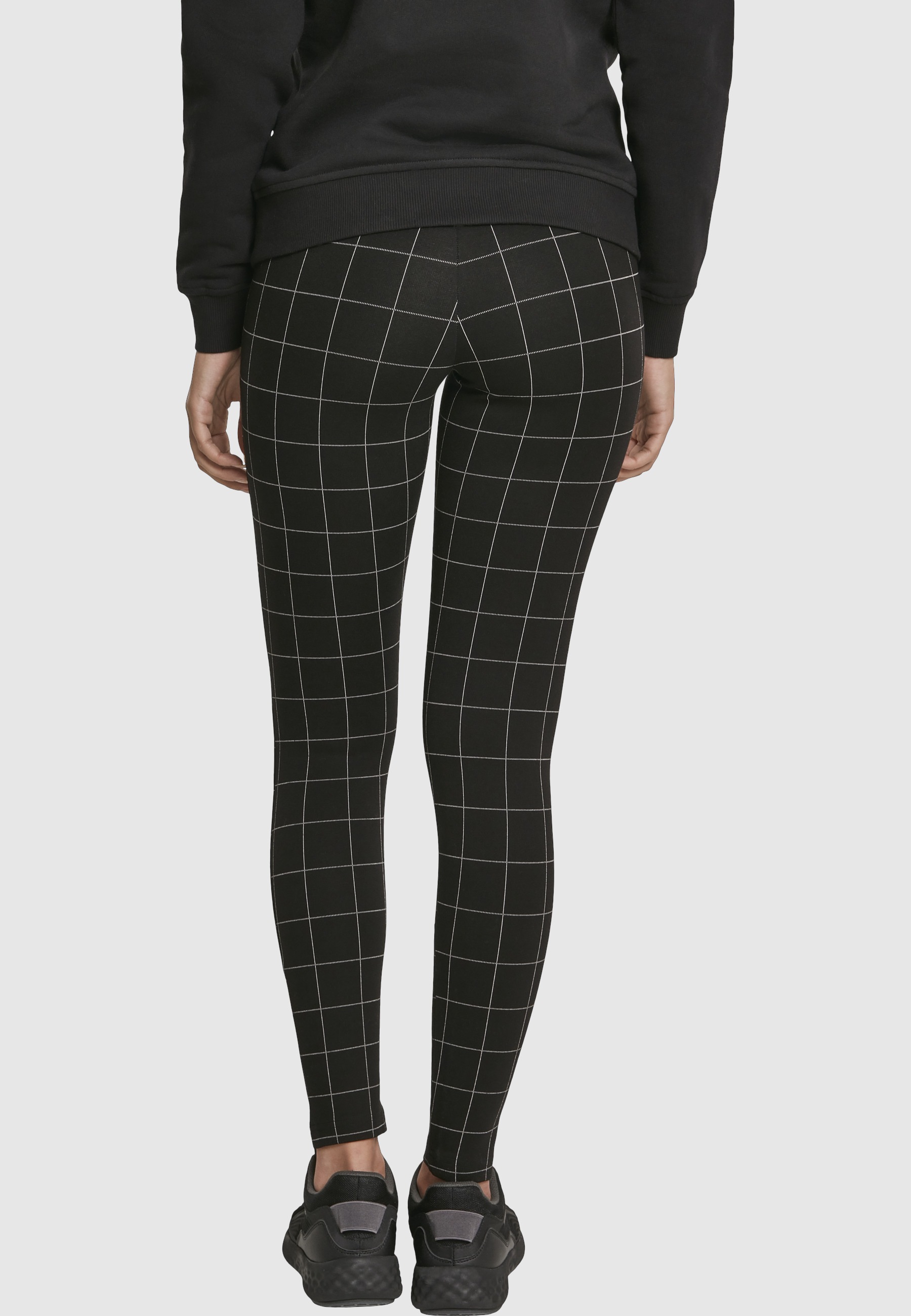 URBAN CLASSICS Leggings »Urban Classics Damen Ladies Check High Waist Leggings«