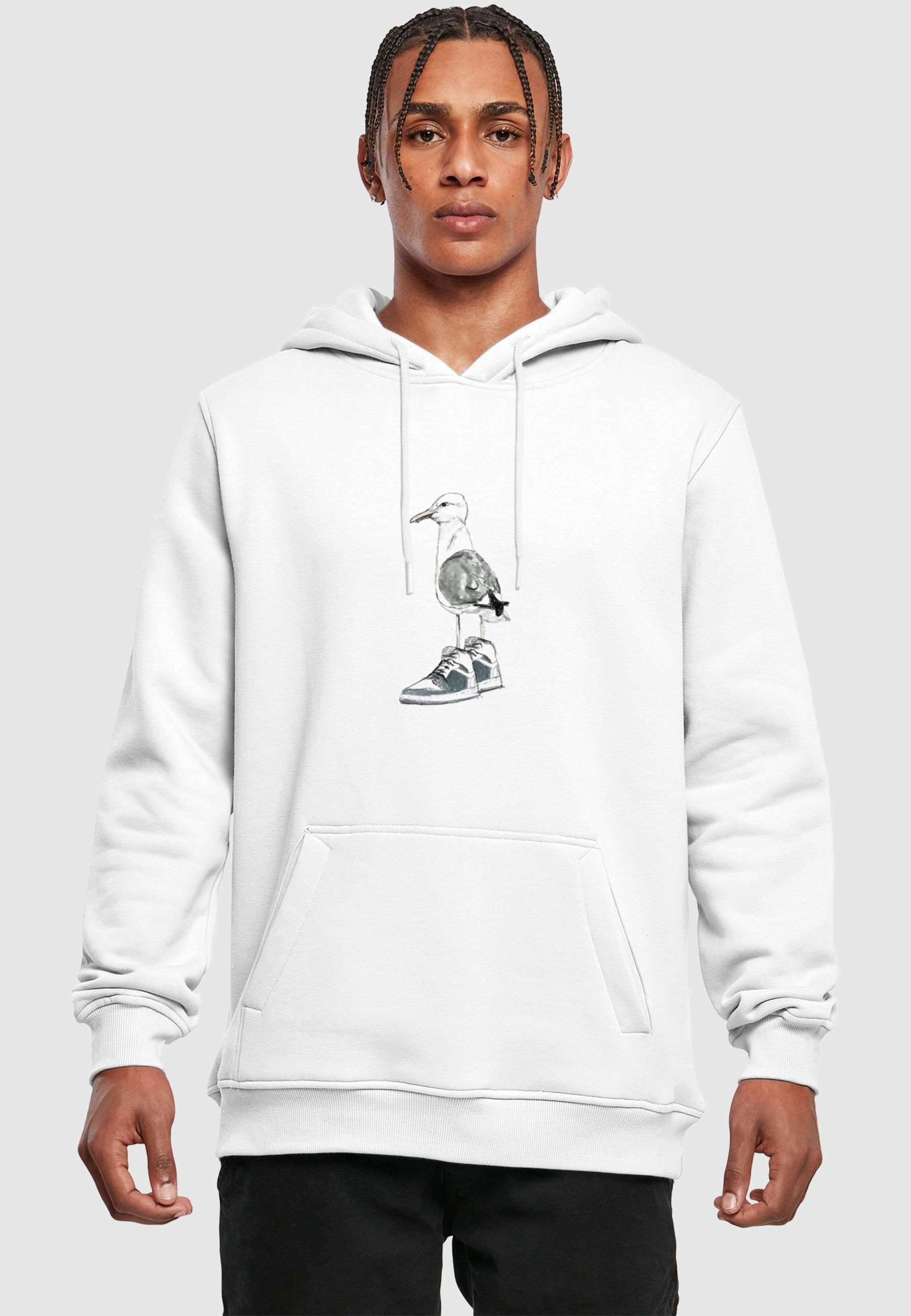 MisterTee Kapuzensweatshirt »MisterTee Herren Seagull Sneakers Hoody«, (1 tlg.)