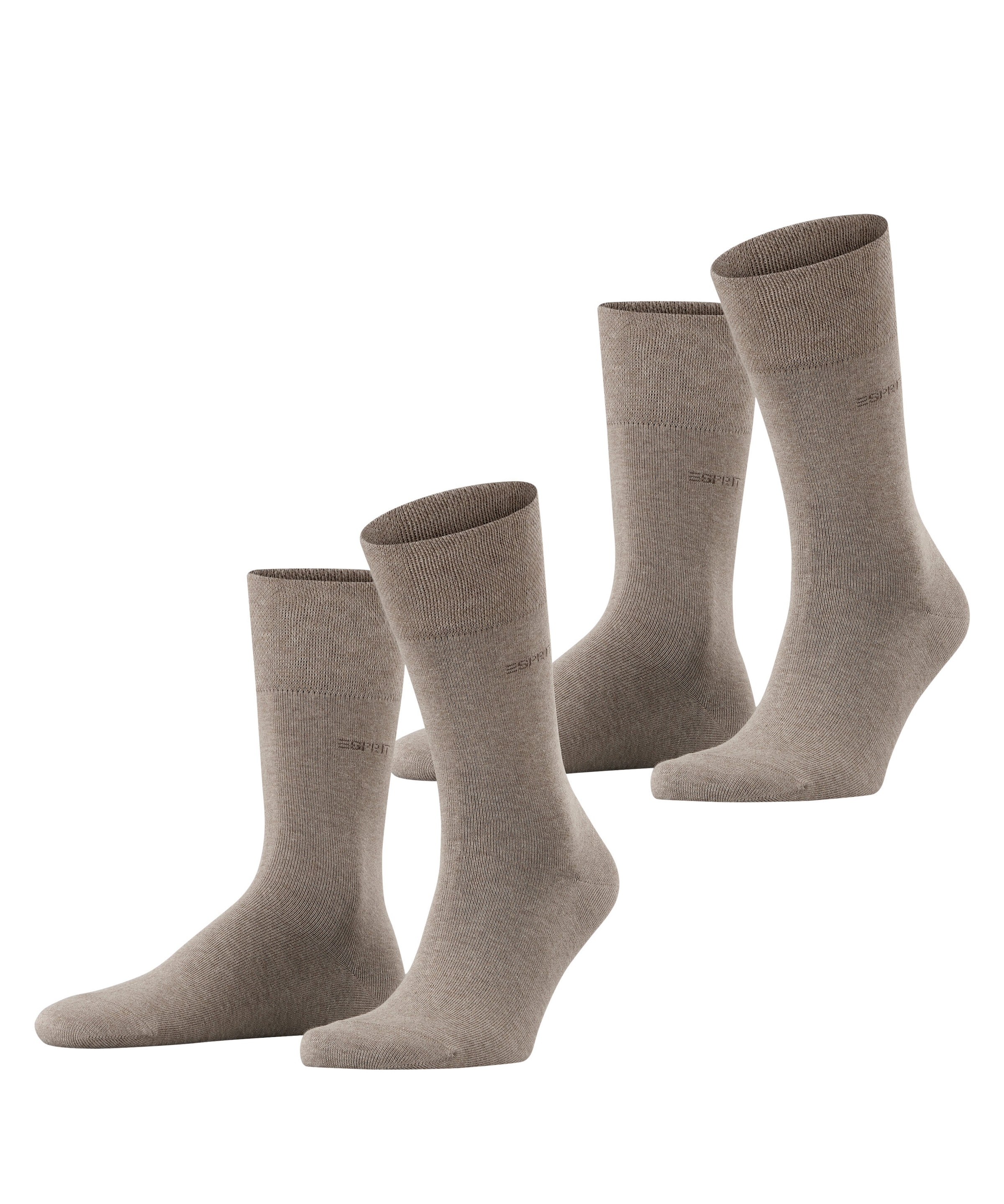 Esprit Socken "Basic Easy" 2er Pack, 2 Stk. tlg. breiter Komfortbund, Doppe günstig online kaufen