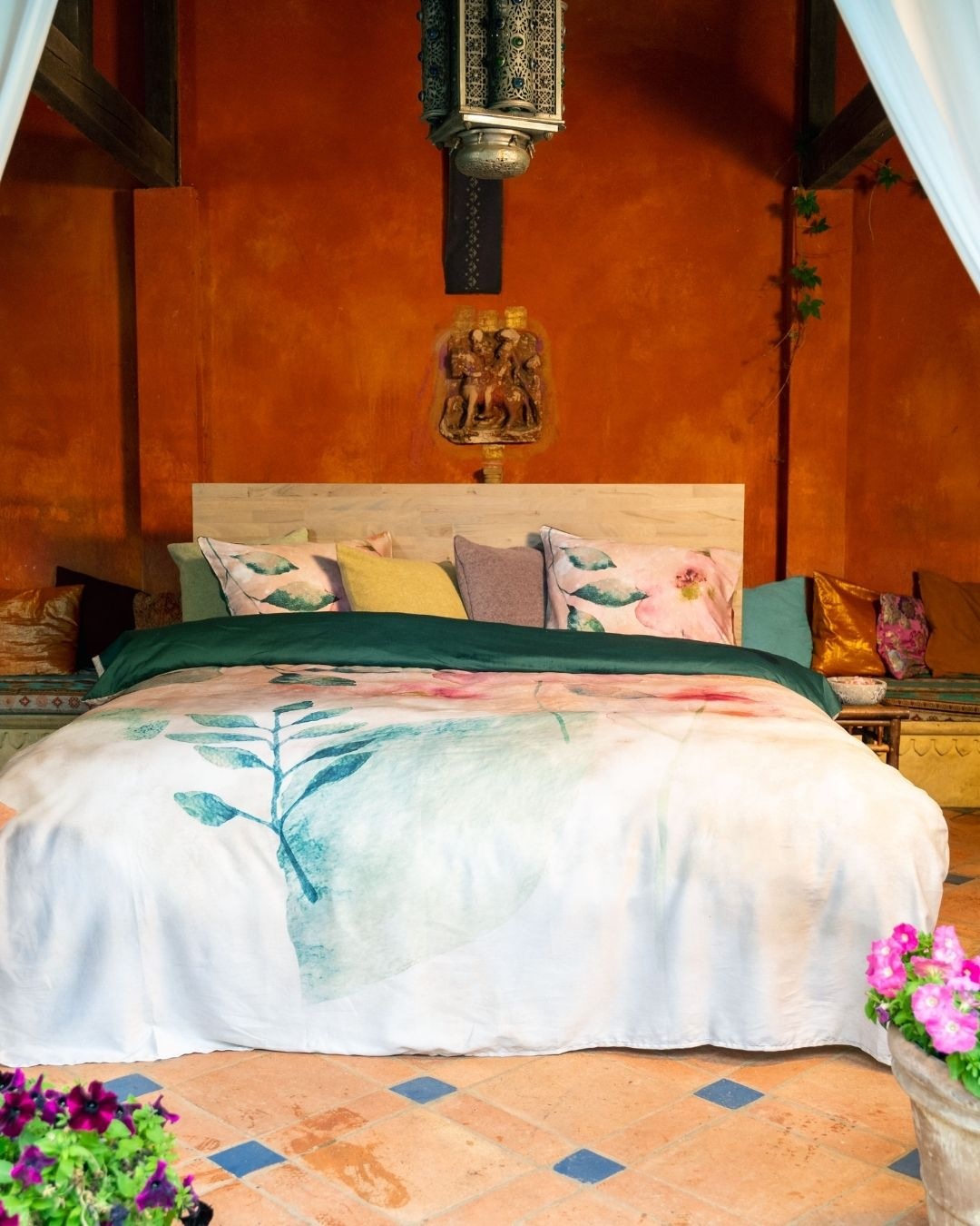 kayori Bettwäsche "Haimini" 2 Stk. 100% reiner Bio-Baumwoll-Satin günstig online kaufen