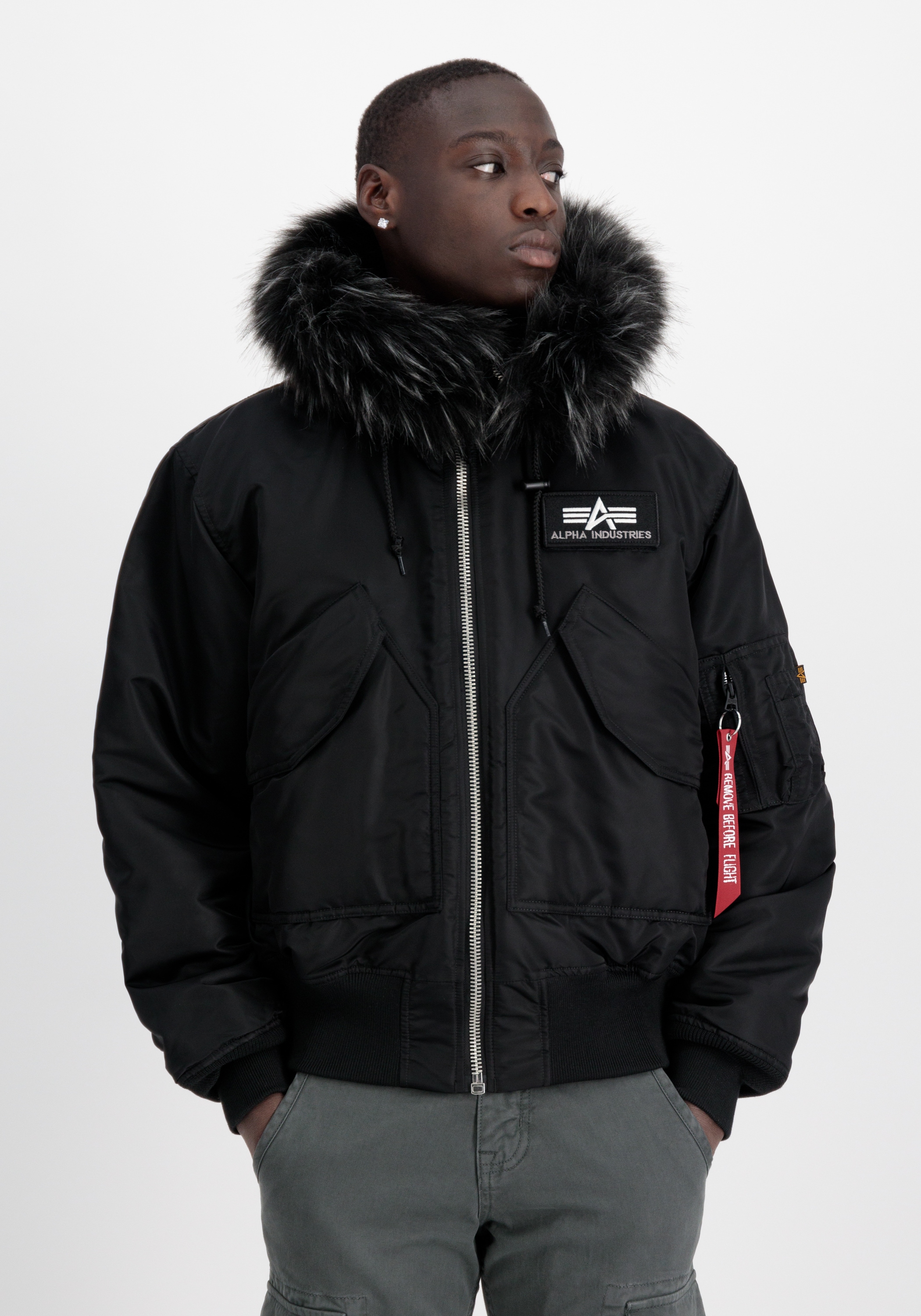 Alpha Industries Winterjacke »Alpha Industries Men - Bomber Jackets 45/P Hooded«