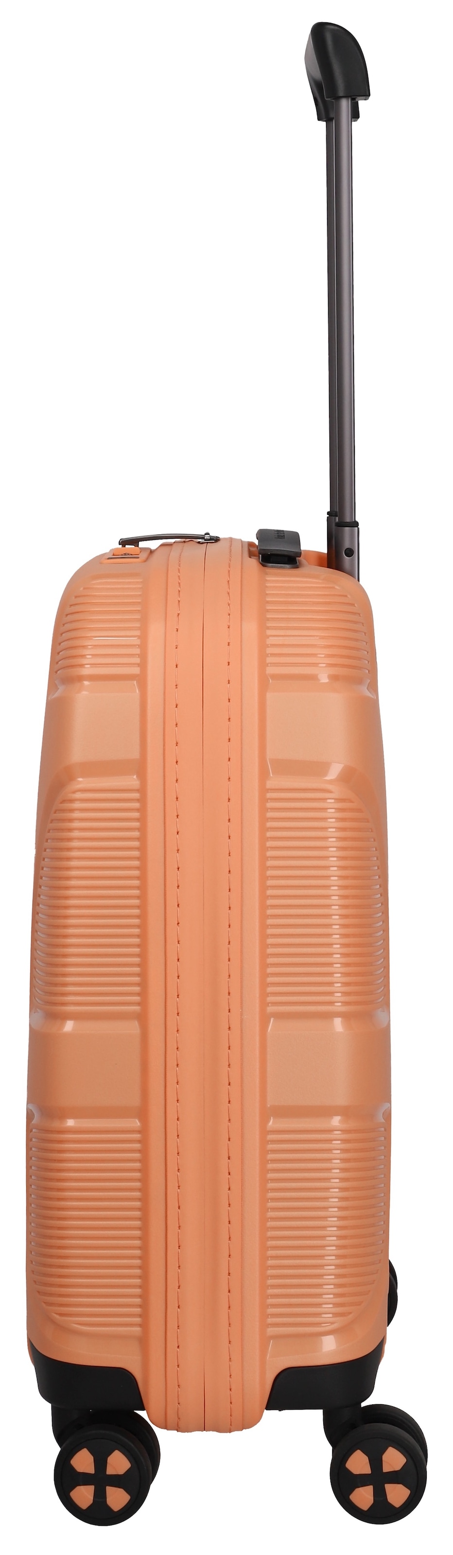 IMPACKT Hartschalen-Trolley »IP1, verschiedene Größen und Farben« 38 l 4 Rollen Hartschalen-Koffer vegan Koffer Reisegepäck USB-Port TSA Zahlenschloss