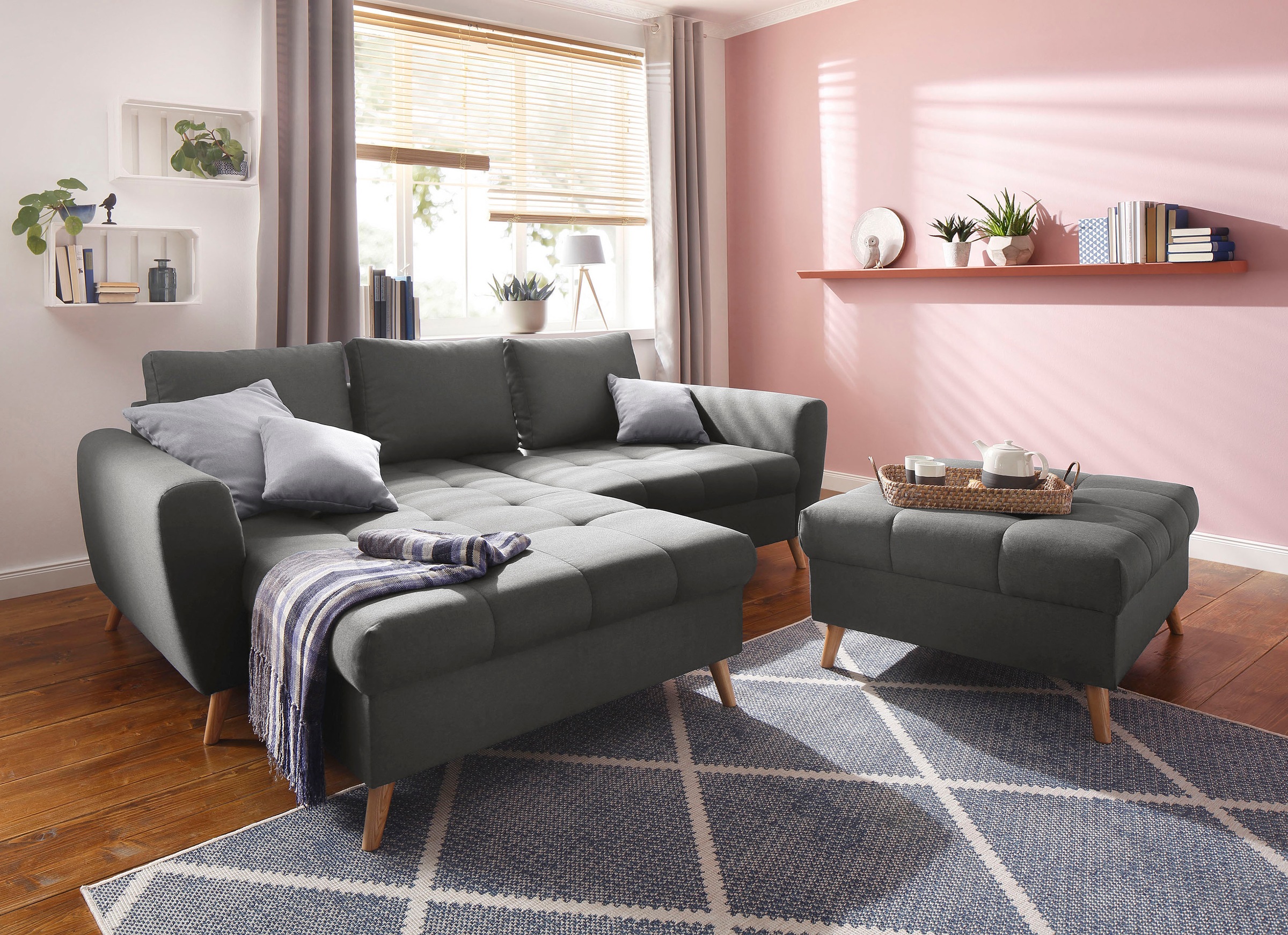 Home affaire Ecksofa »Penelope Luxus«, mit besonders hochwertiger Polsterung für bis... kaufen