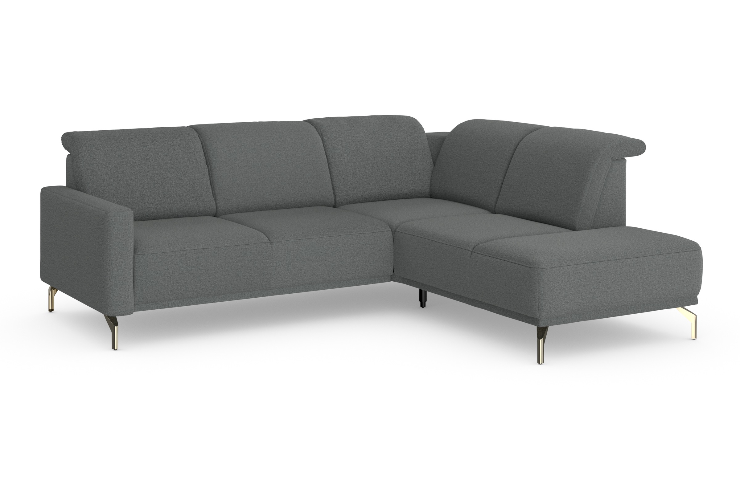 sit&more Ecksofa »Bailando L-Form«, wahlweise mit Kopfteilverstellung und Vorziehsitz, motorisch