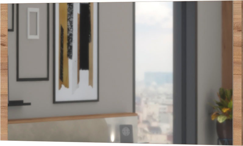 Home affaire Wandspiegel "Gala, 123x65cm", FSC-zertifizierter Holzwerkstoff günstig online kaufen